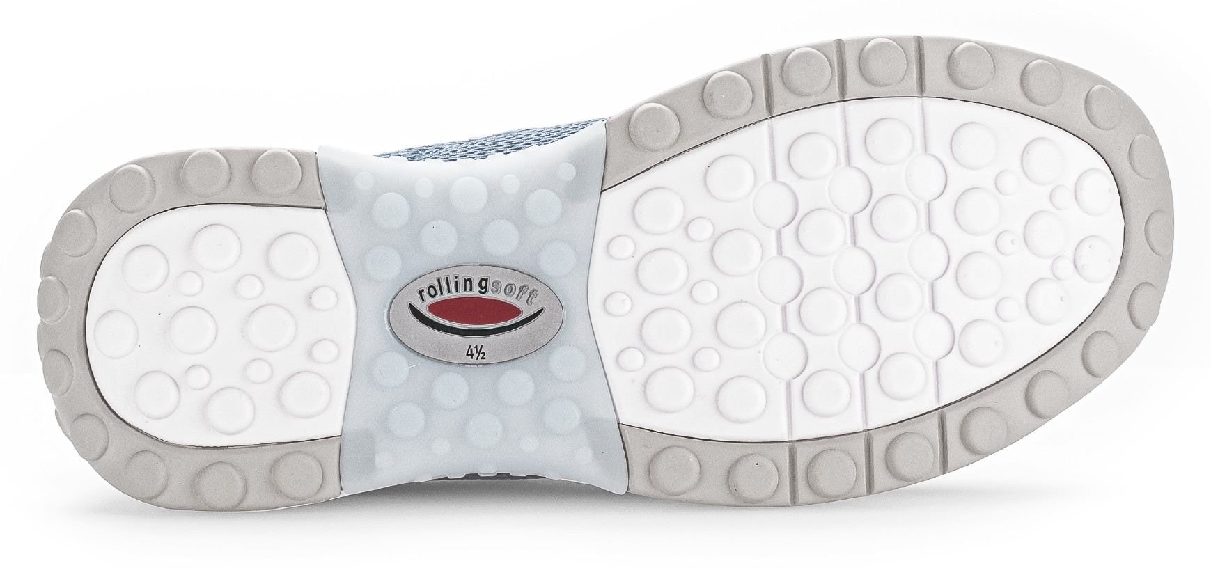 Gabor Rollingsoft Keilsneaker, Freizeitschuh, Halbschuh, Schnürschuh mit OPTIFIT-Fussbett