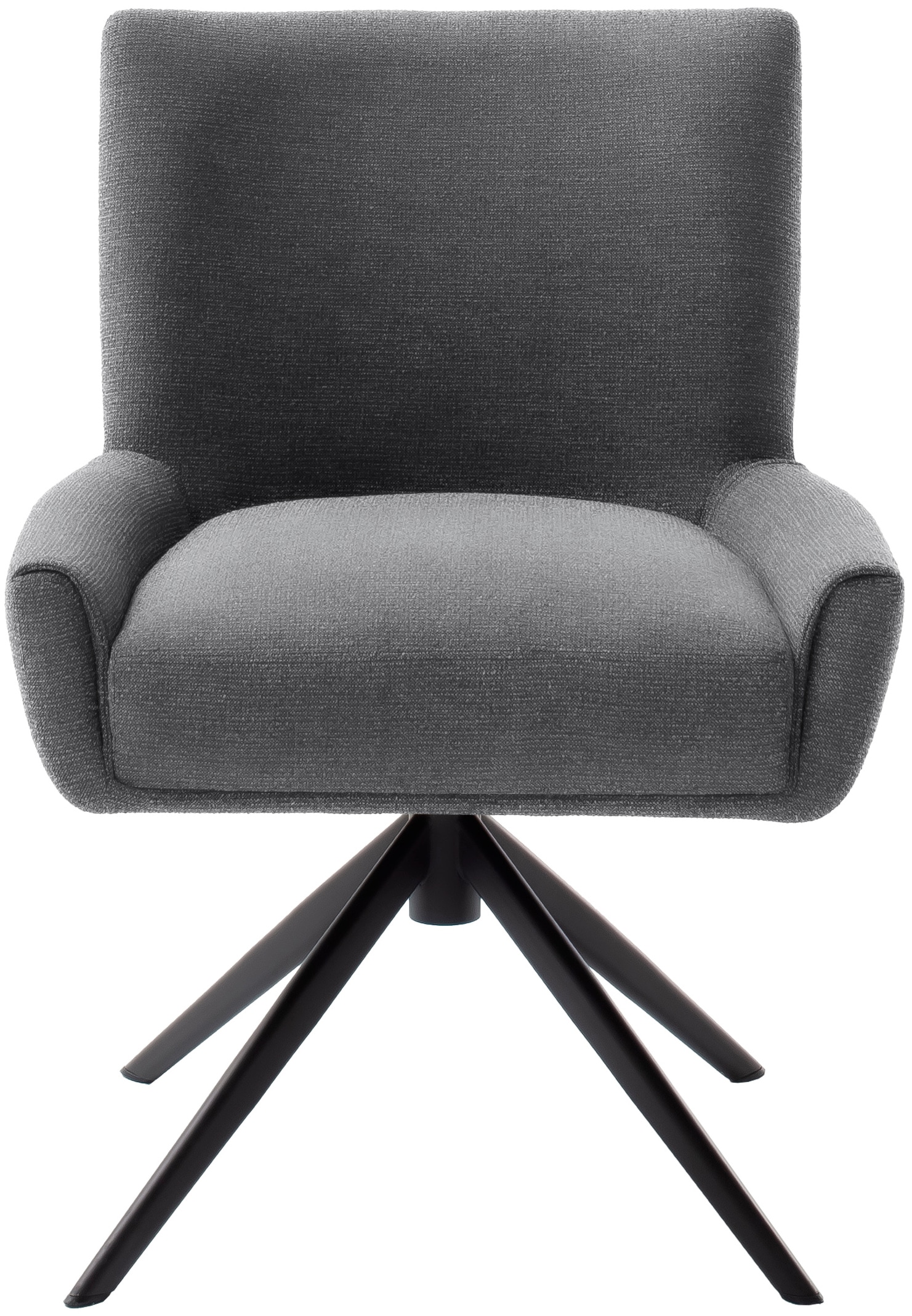 MCA furniture 4-Fussstuhl »WILSON Esszimmerstuhl, Armlehnstuhl, Polsterstuhl, modern«, (Set), 1 St., Flachgewebe, Stuhl, Armlehnenstuhl, drehbar, Taschenfederkern, belastbar 160 kg,XXL