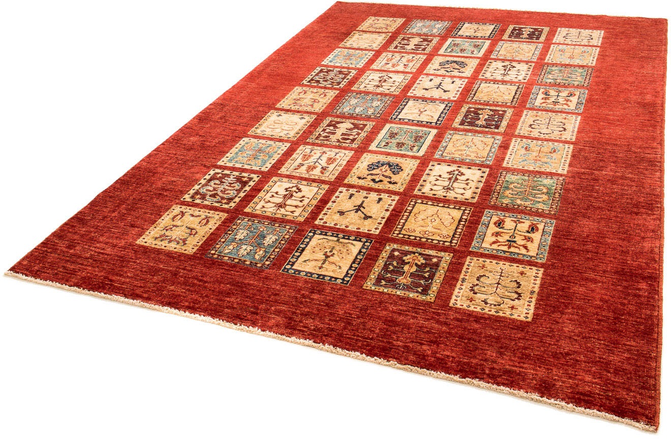 Image of morgenland Orientteppich »Ziegler - 240 x 173 cm - dunkelrot«, rechteckig, 6 mm Höhe, Wohnzimmer, Handgeknüpft, Einzelstück mit Zertifikat bei Ackermann Versand Schweiz