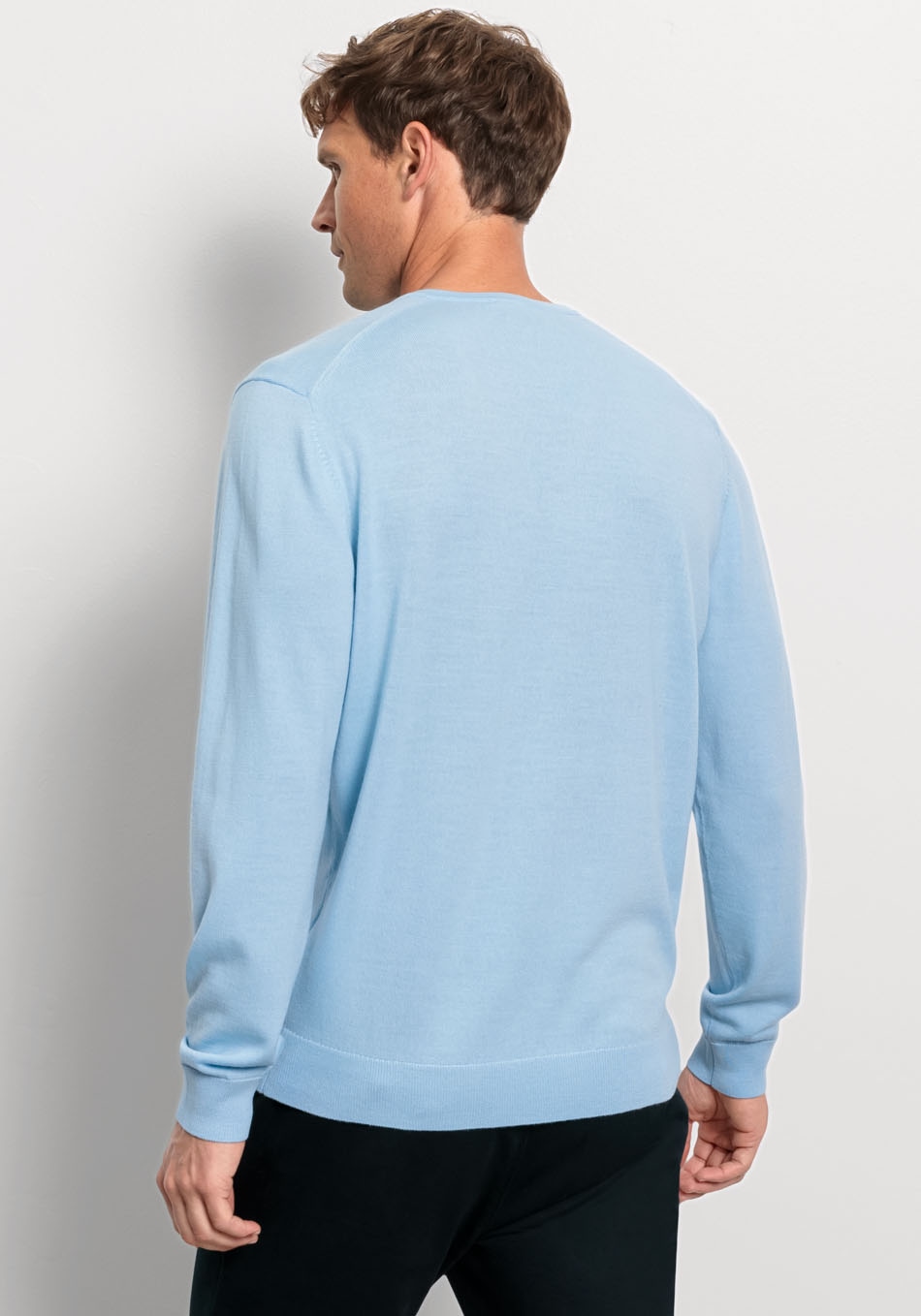 OLYMP Rundhalspullover »OLYMP Strick Casual«