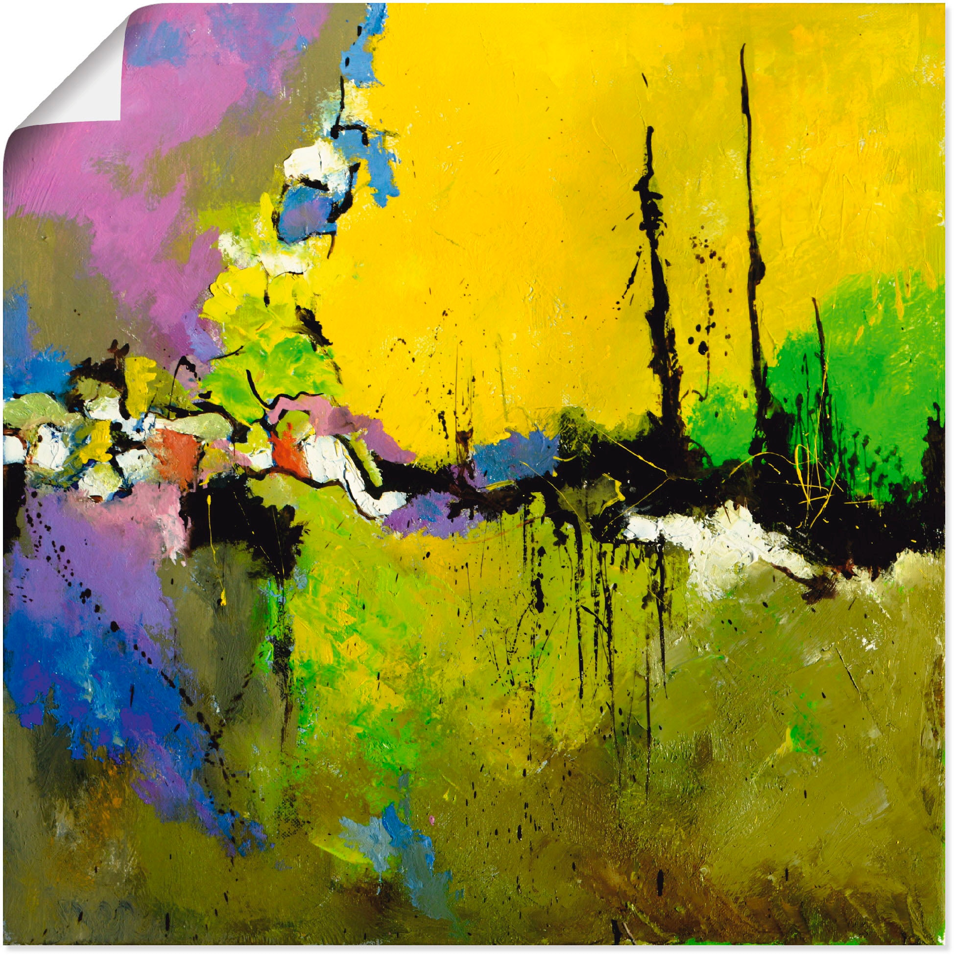 Image of Artland Poster "Abstrakt XIX" Muster 1 Stk. tlg. ohne Rahmen