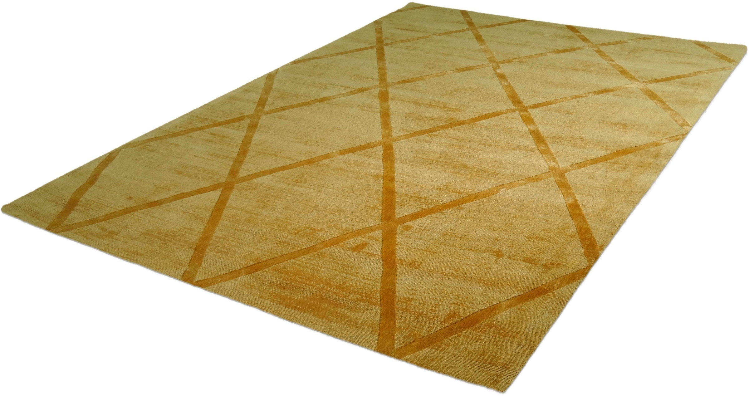 calo-deluxe Teppich »Viteox 210«, rechteckig, 13 mm Höhe, Viskose, Kurzflor, Wohnzimmer