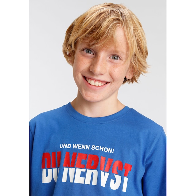 ✌ KIDSWORLD T-Shirt »DU NERVST«, Sprücheshirt Acheter en ligne
