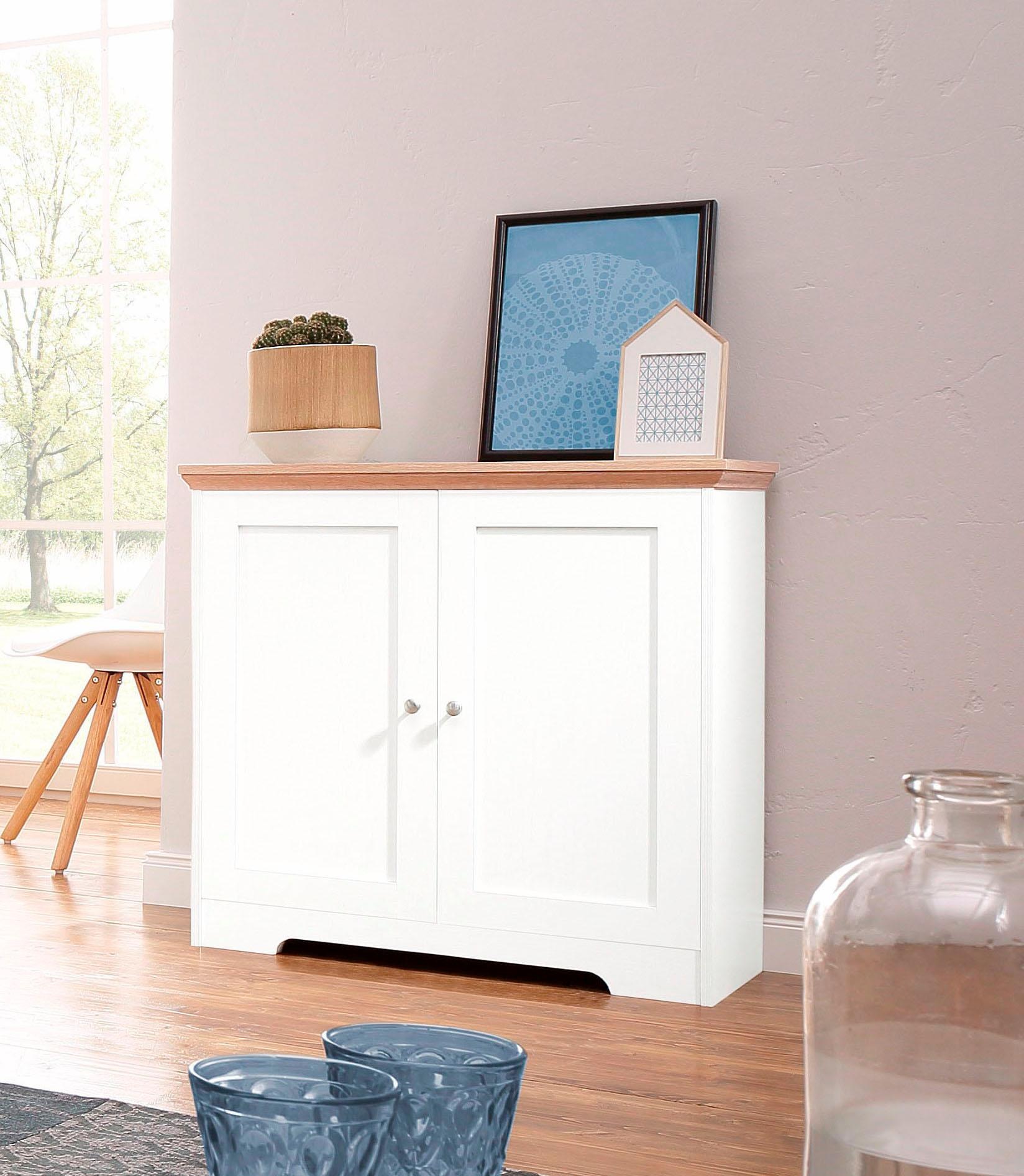 Image of GOODproduct Sideboard "Nanna" Kommode mit einer Folien Oberfläche in Eiche-Optik, Breite 80 cm