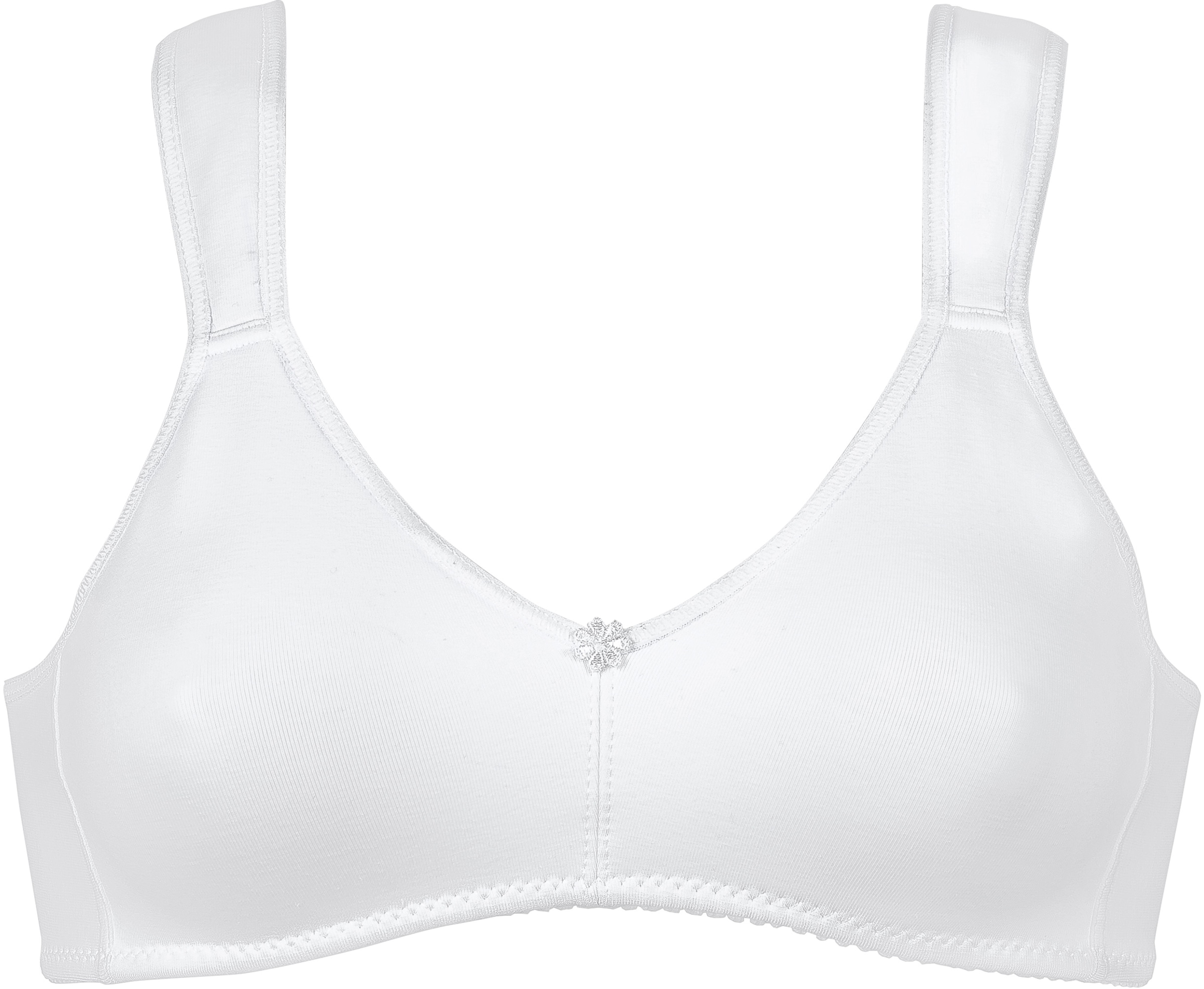 Image of Naturana Bügelloser BH "Athleisure" 1 Stk. vorgeformte Cups, breite Träger, ohne Bügel, bequem, Baumwollmix