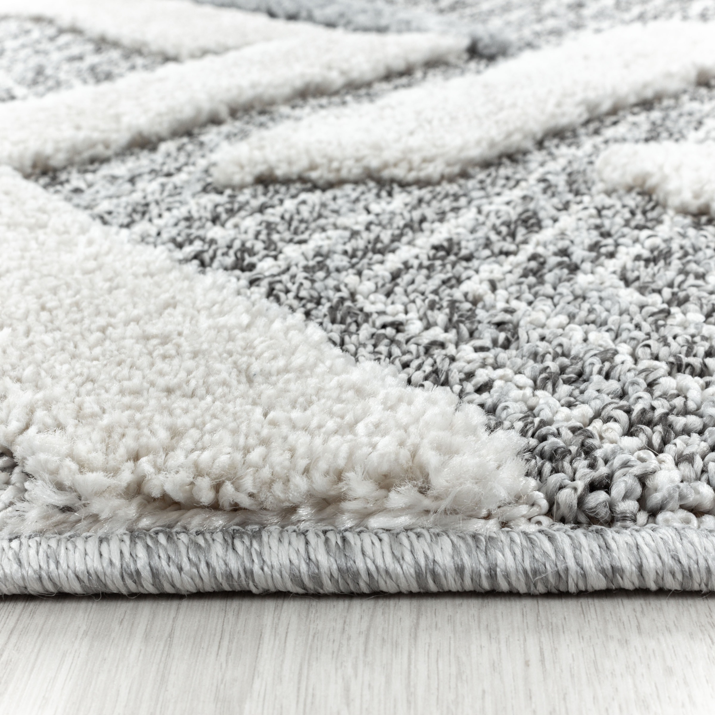Ayyildiz Teppiche Teppich »PISA 4705«, rechteckig, 20 mm Höhe, Läufer, rund, Hoch Tief Struktur, Wohnzimmer,Schlafzimmer