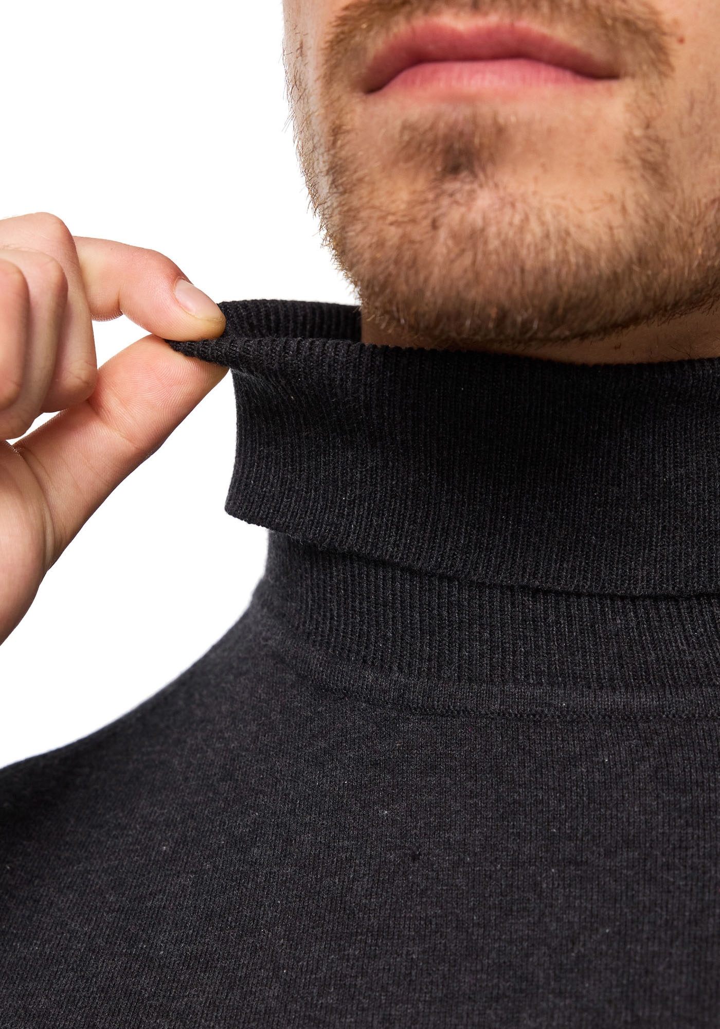 Indicode Pull à col roulé »INBurns«