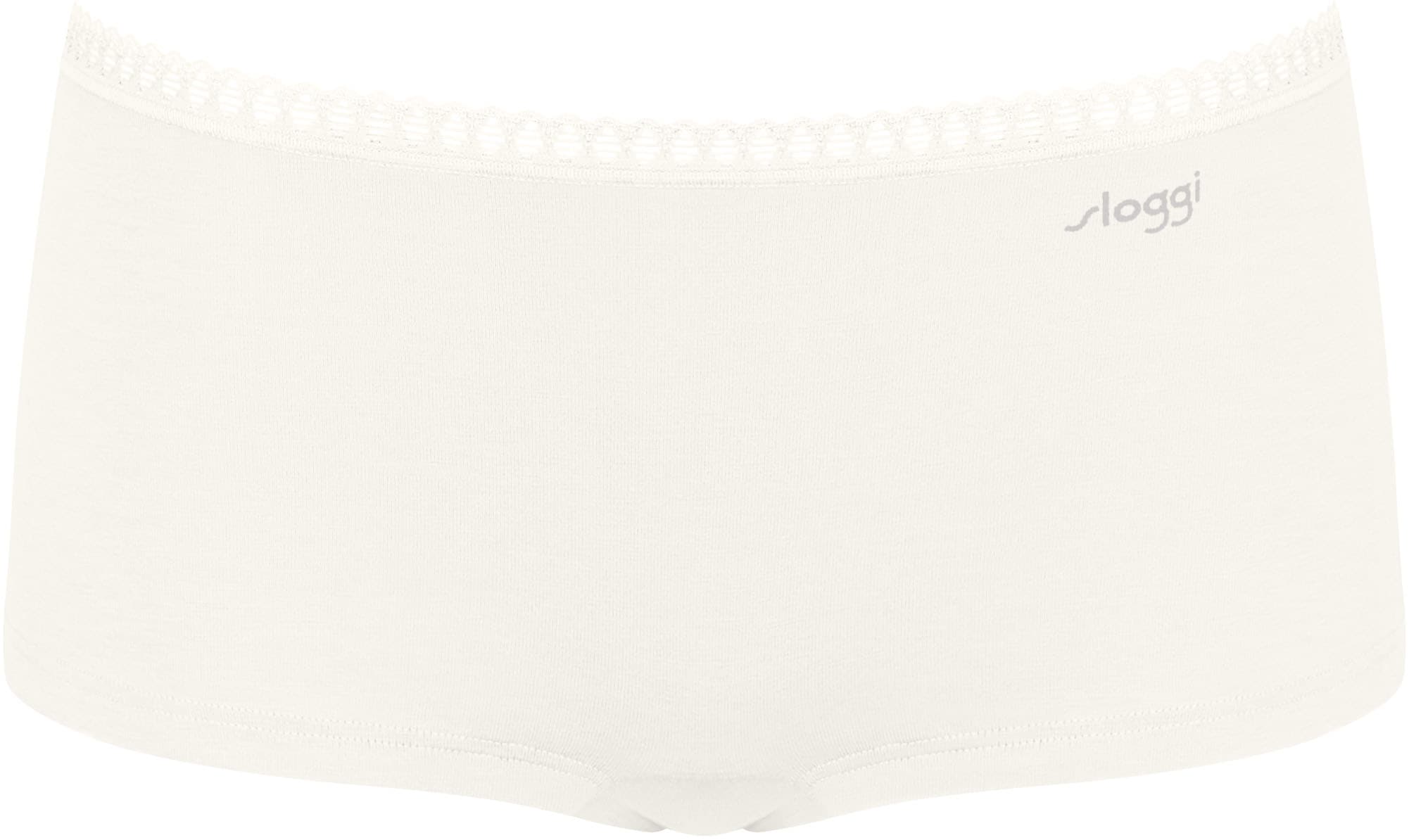 sloggi Retro Pants »GO Crush« 3er Pack,  Spitzendetails, Multipack, Baumwollmix, weich, elastisch, bequem