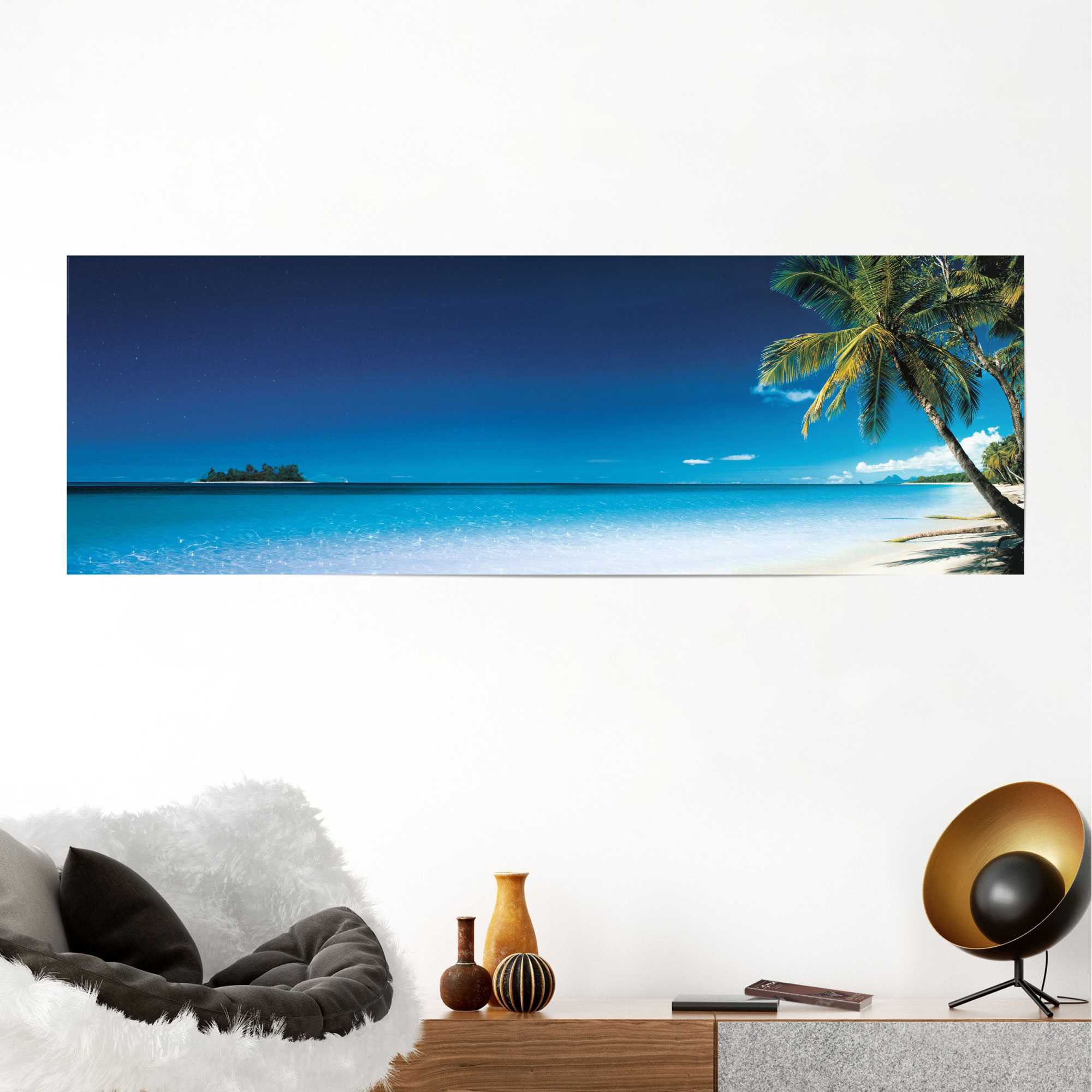 Reinders! Poster »Palme am Strand«, (1 St.)