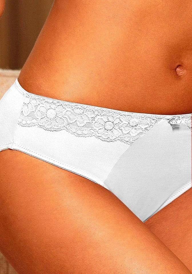 LASCANA Slip mit seitlichen Spitzeneinsätzen