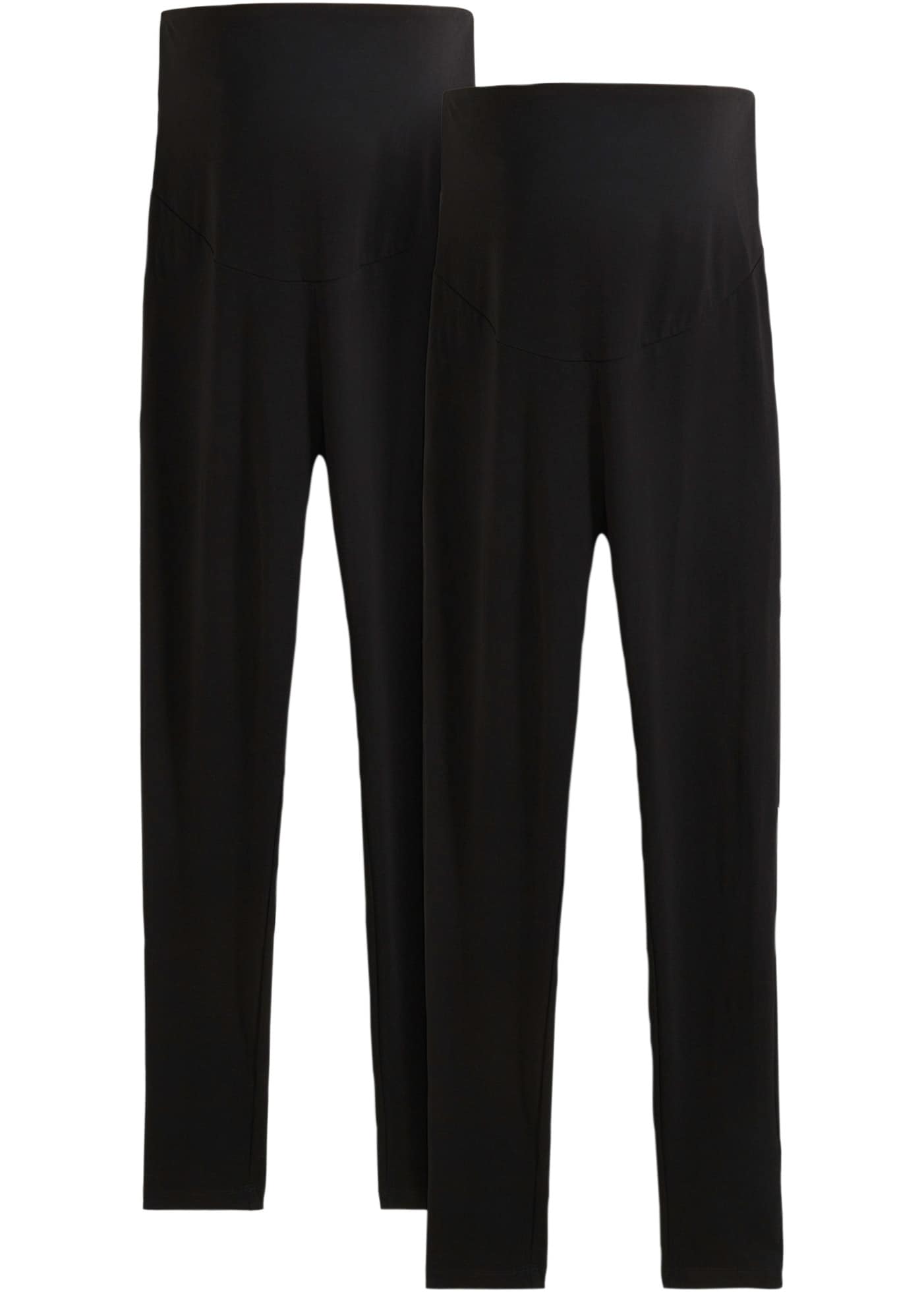 bonprix Leggings de maternité  aus Baumwollmix mit Elasthan, mit breitem Jerseybund, Skinny Fit
