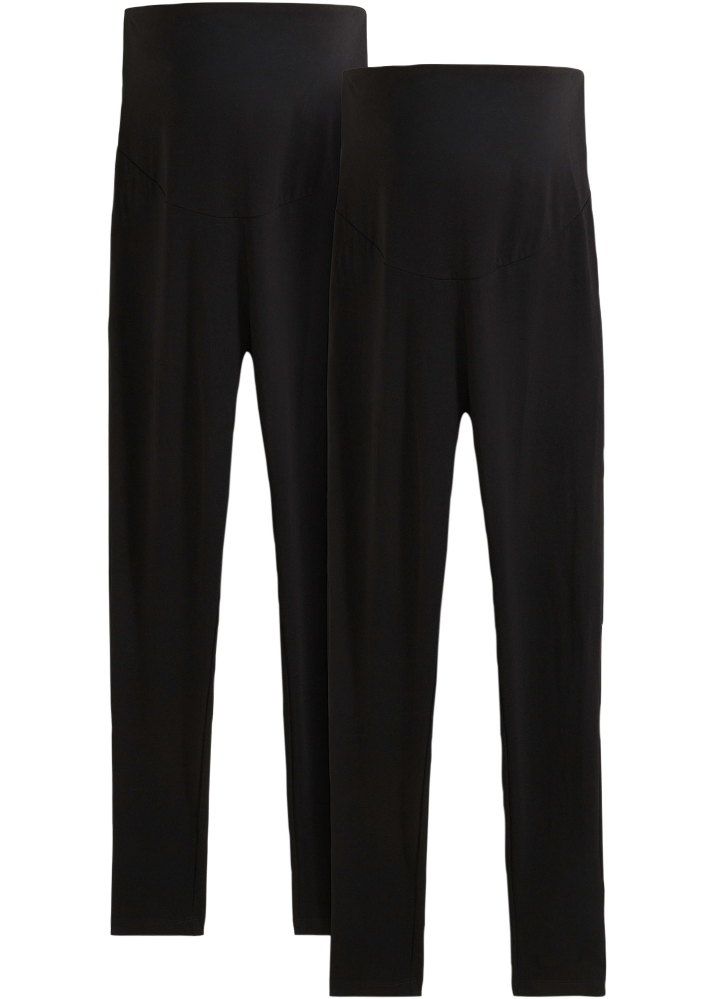 Image of bonprix Umstandsleggings Baumwoll-Jersey mit Elasthan, mit breitem Jerseybund, Skinny Fit
