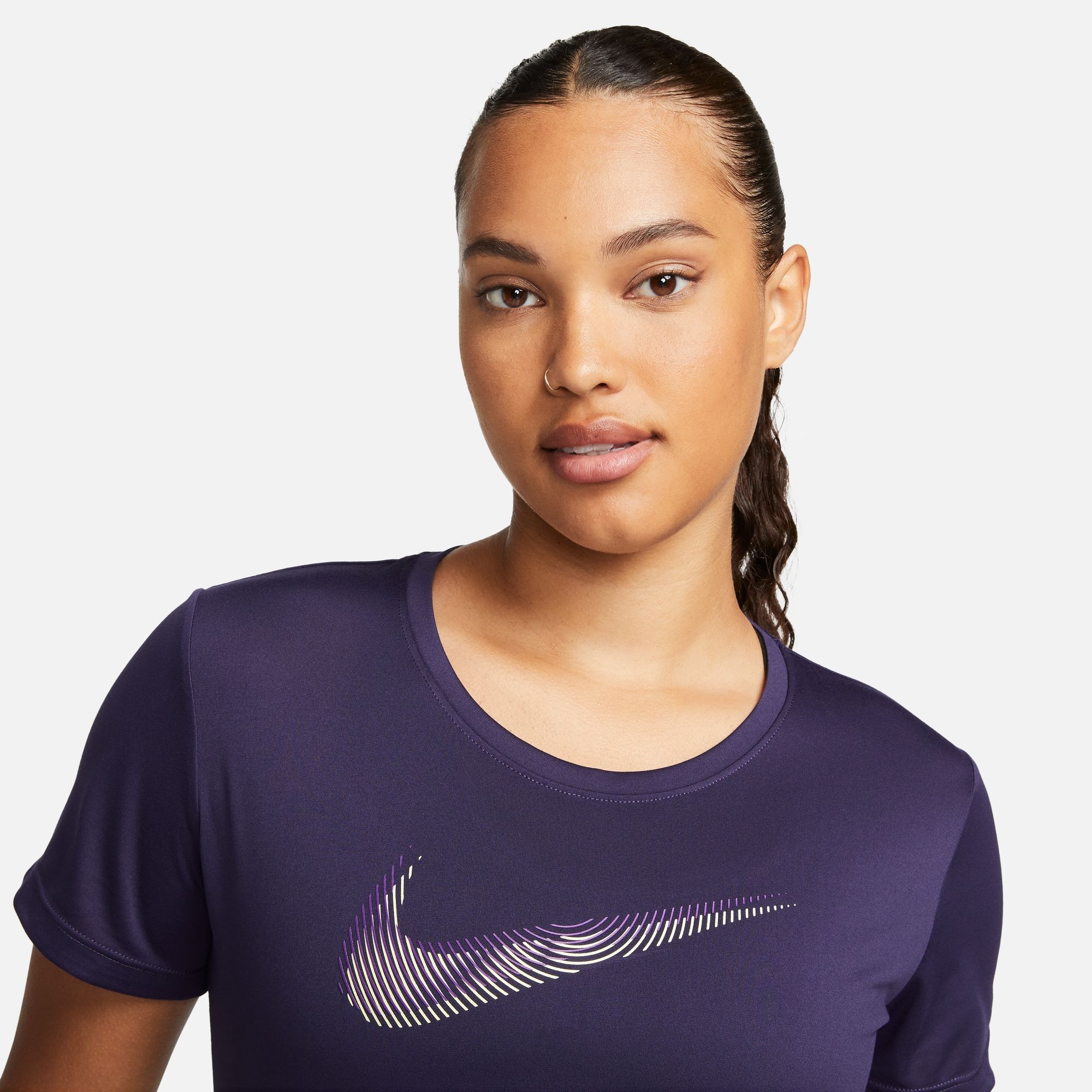 Nike Laufshirt »DRI-FIT SWOOSH WOMEN'S SHORT-SLEEVE RUNNING TOP«