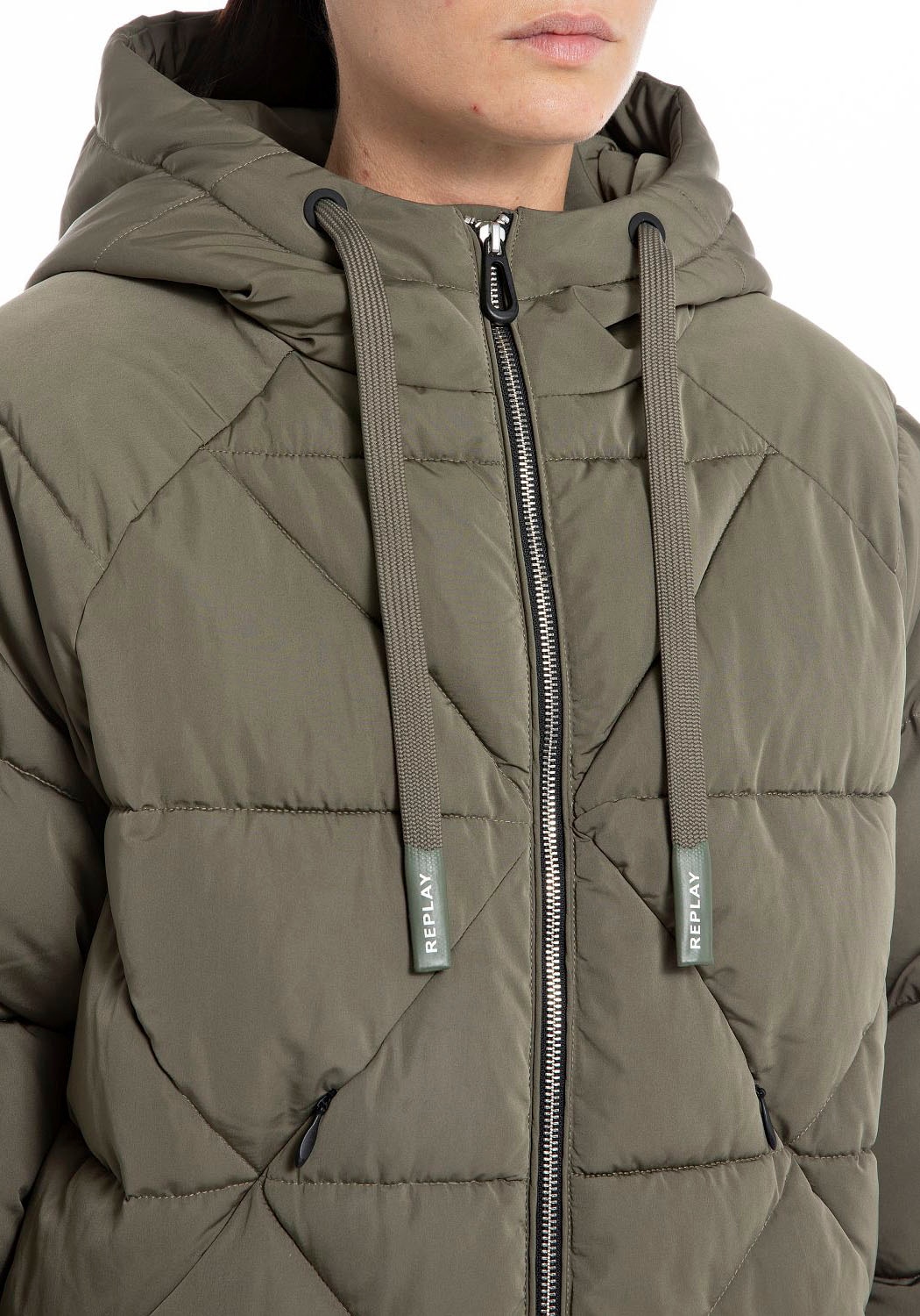 Replay Winterjacke, mit Kapuze