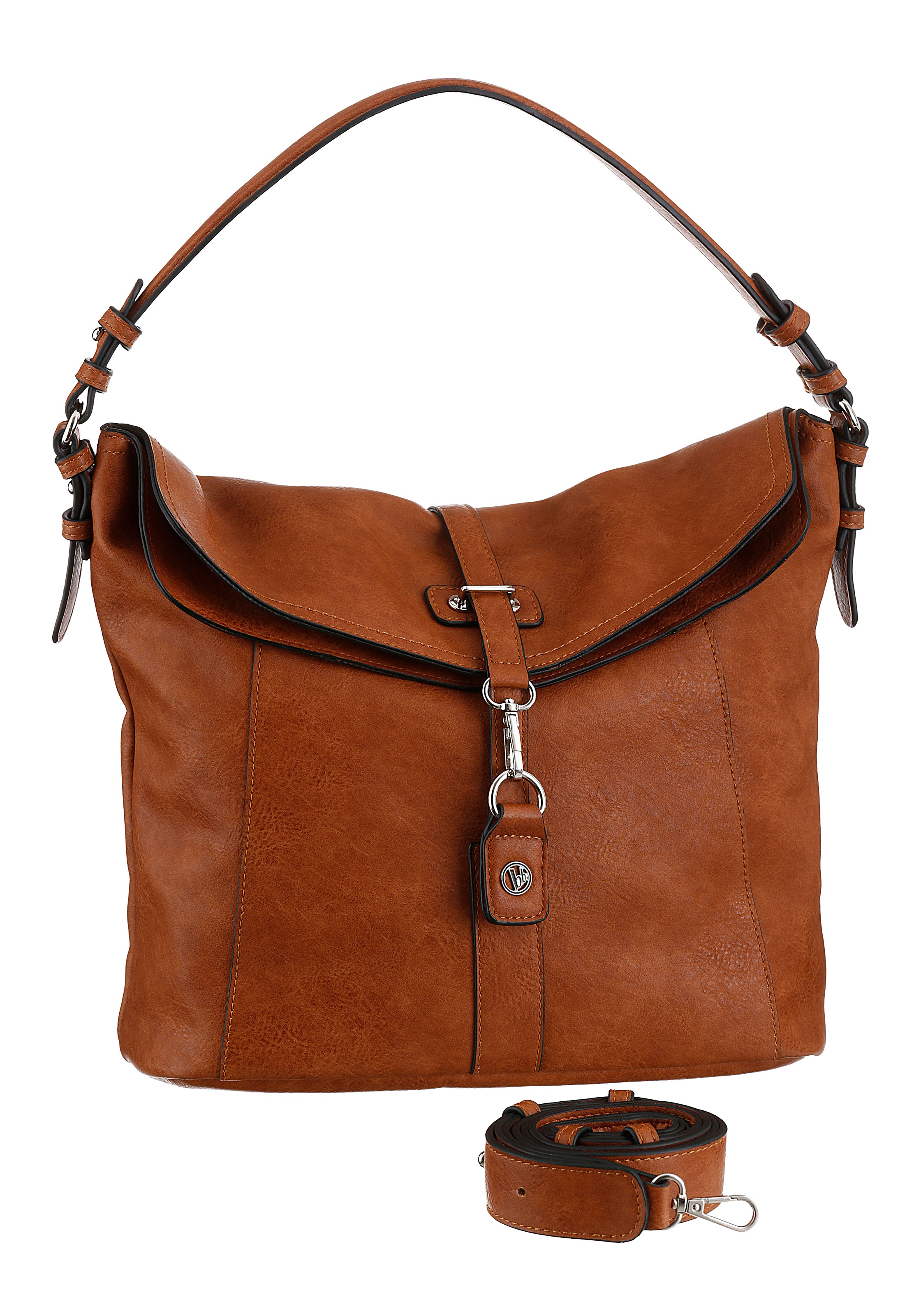 Image of Bruno Banani Hobo, mit dunklen metallischen Beschlägen bei Ackermann Versand Schweiz