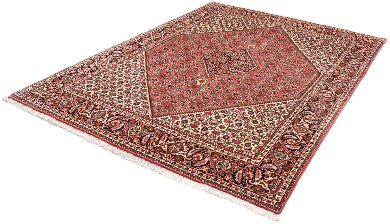 Image of morgenland Orientteppich »Perser - Bidjar - 237 x 176 cm - hellrot«, rechteckig, 15 mm Höhe, Wohnzimmer, Handgeknüpft, Einzelstück mit Zertifikat bei Ackermann Versand Schweiz