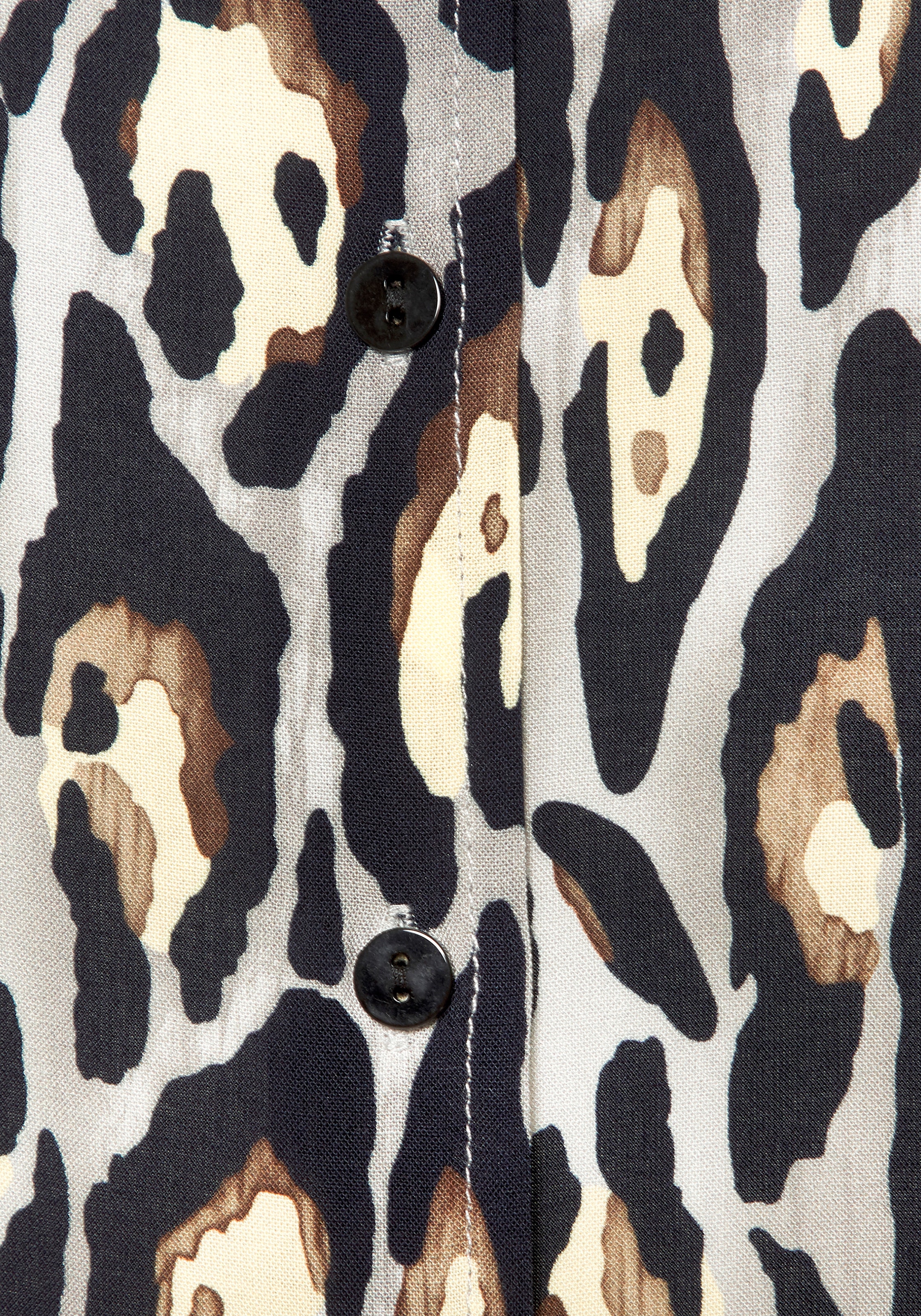 LASCANA Druckbluse mit Alloverdruck, Blusentop aus Viskose