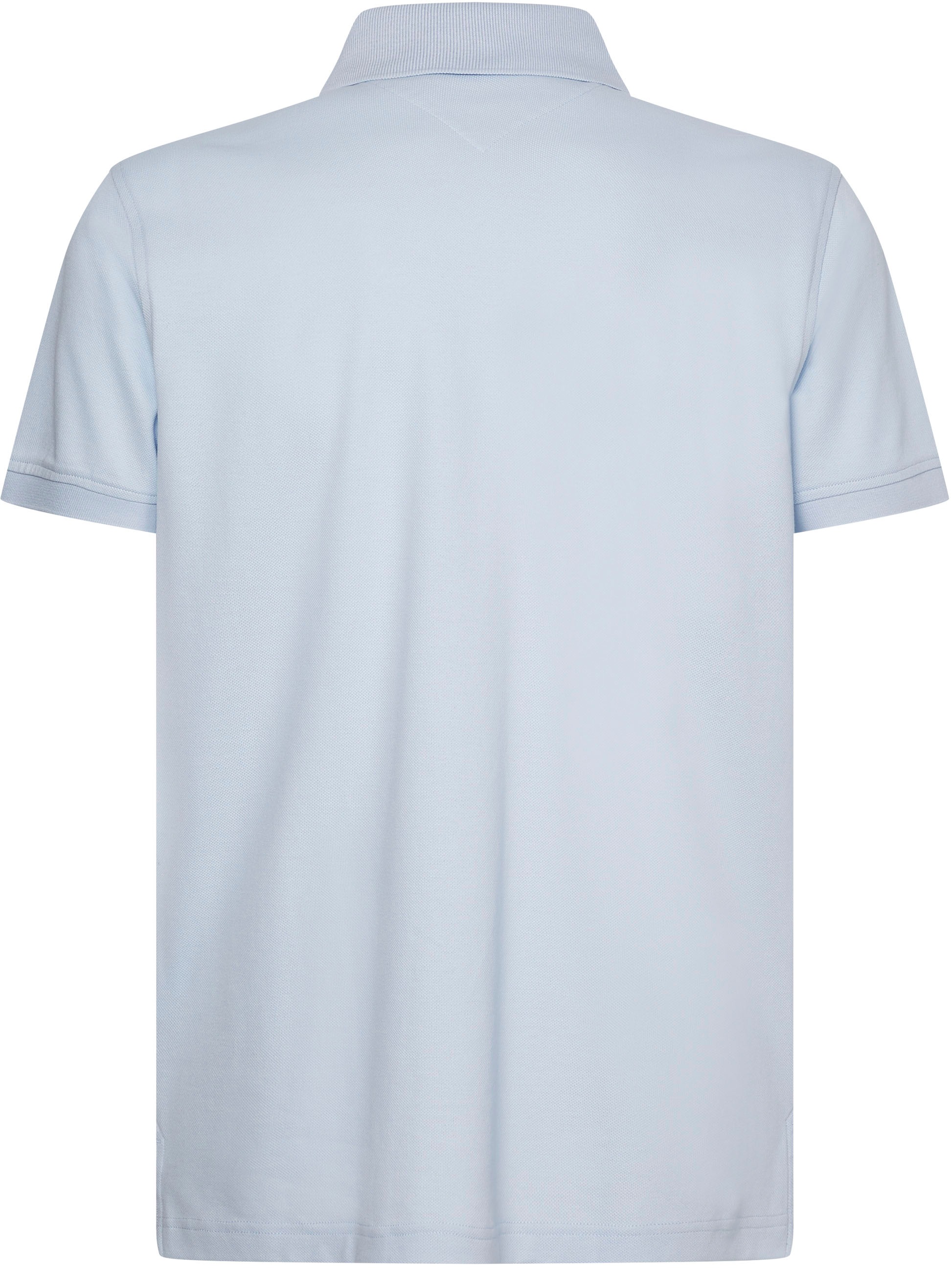 Tommy Hilfiger Poloshirt »1985 REGULAR POLO mit Kontraststreifen und Knopfleiste«, unifarben, sportlich, regular fit, Baumwollmix, Polokragen