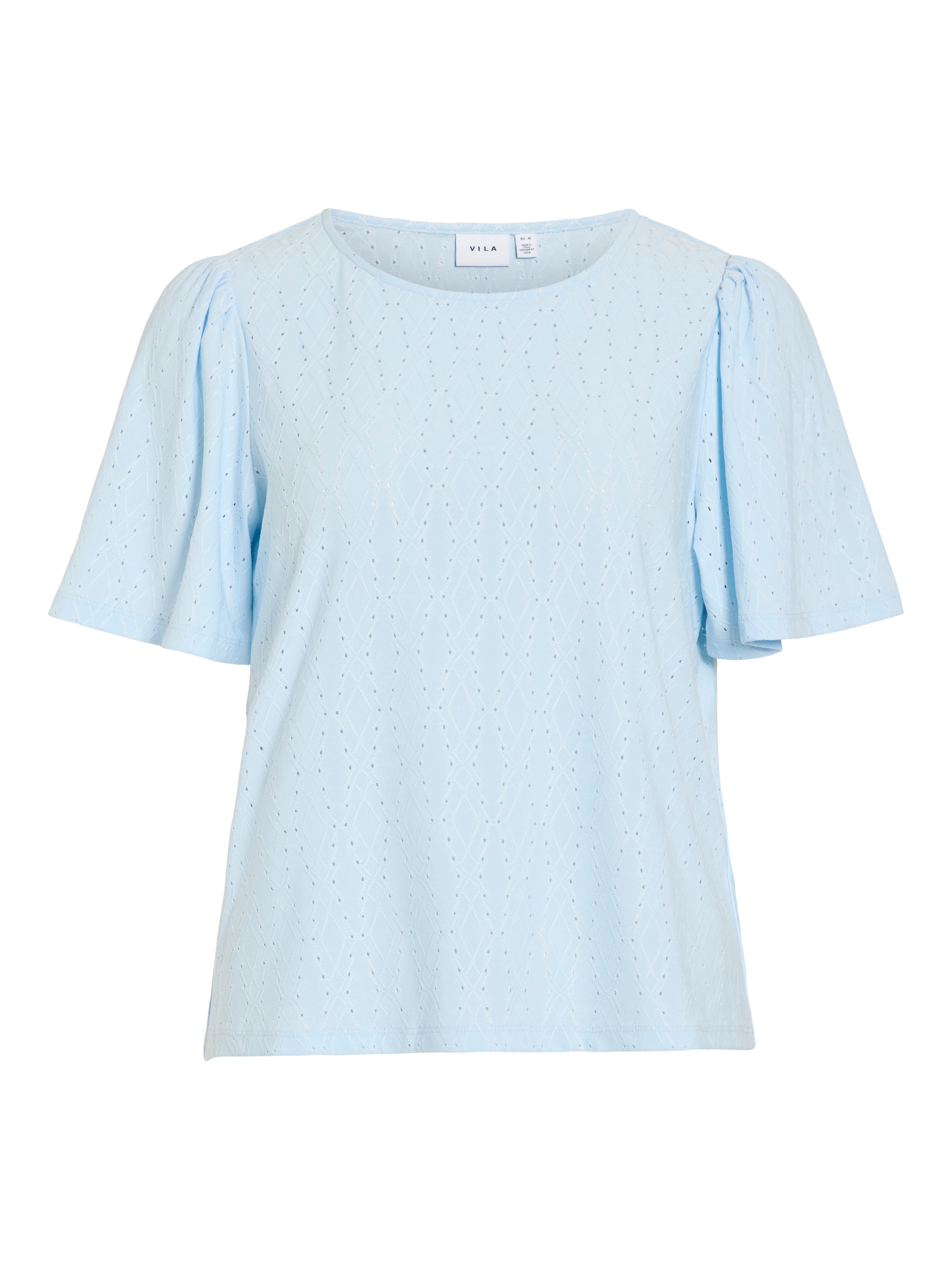 Vila Shirt à col rond »VIBELLI O-NECK S/S TOP - NOOS«