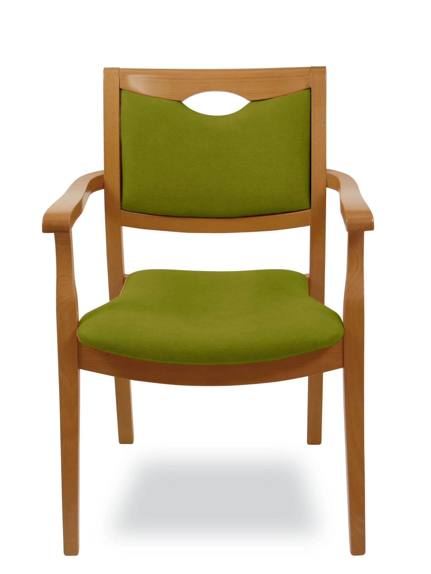 Home affaire Armlehnstuhl »London, Stuhl, Komfortsessel, 3 Gestellfarben, Made in Italy« () 1 Stk.Extra-komfortabel, ergonomisch, fleckenabweisendes Gewebe, Massivholz
