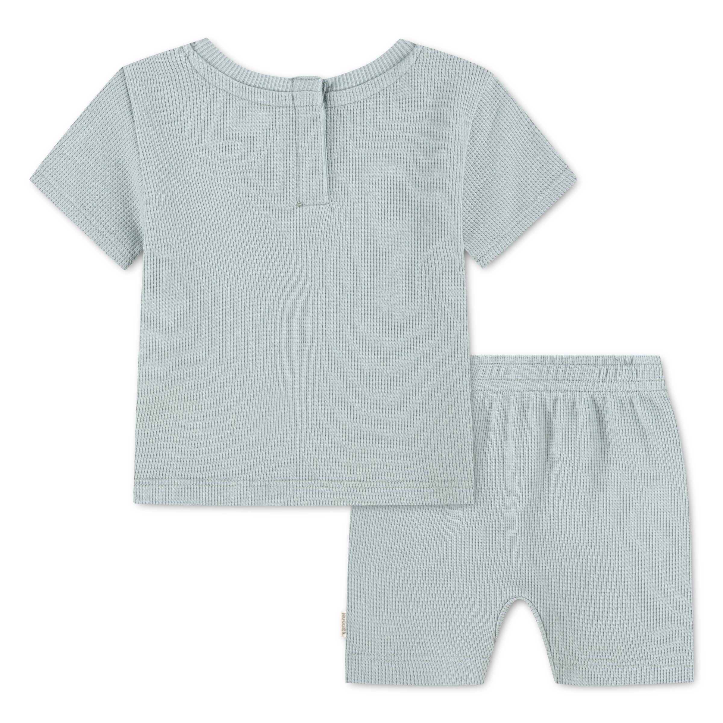 HUGGIES babywear Chemise & pantalon »HUGB SHORT SET« Ensemble, 2 avec application d'animal mignonne, coton