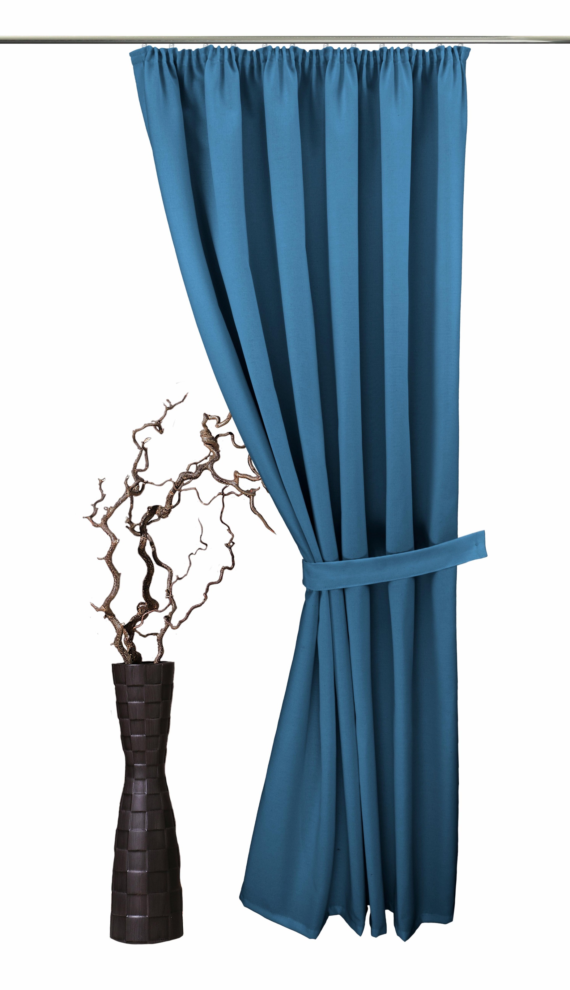 Image of VHG Raffhalter »Gerti«, (1 St.), Deko, Leinenoptik, Landhaus, blickdicht, Uni, Basic, monochrom, gewebt, verschiedene Grössen, zum Raffen bei Ackermann Versand Schweiz