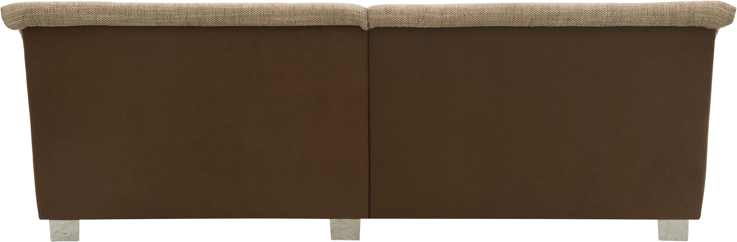 DOMO collection Ecksofa »100031 kompakte Stellmasse, komfortabel und bequem, L-Form«, wahlweise mit Bettfunktion und Armteilverstellung. Breite 234cm