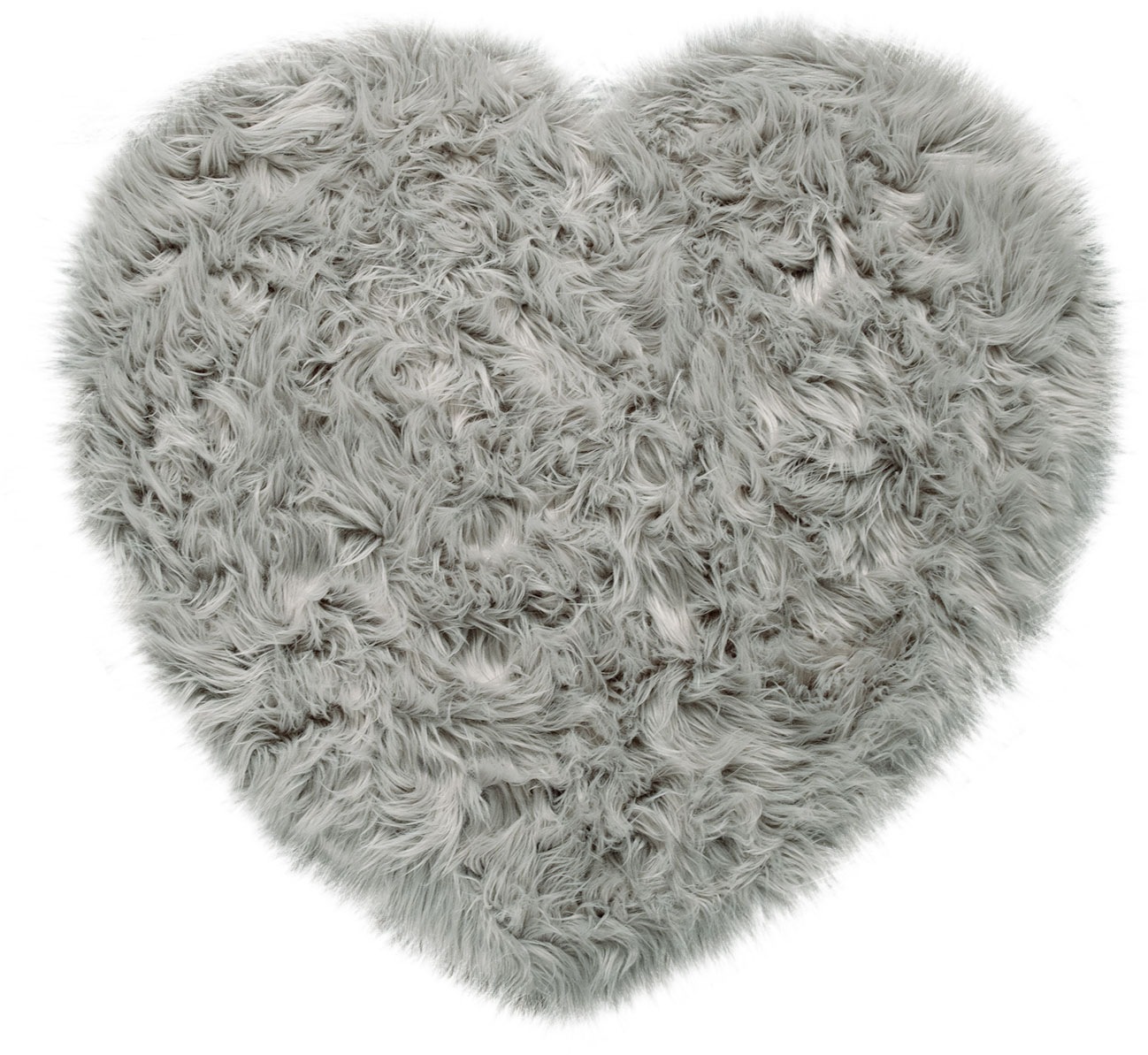 Image of Paco Home Fellteppich »Playa 960«, herzförmig, 60 mm Höhe, Kunstfell, Flokati-Optik, Hochflor, weich und flauschig, Uni-Farben, ideal im Wohnzimmer & Schlafzimmer bei Ackermann Versand Schweiz
