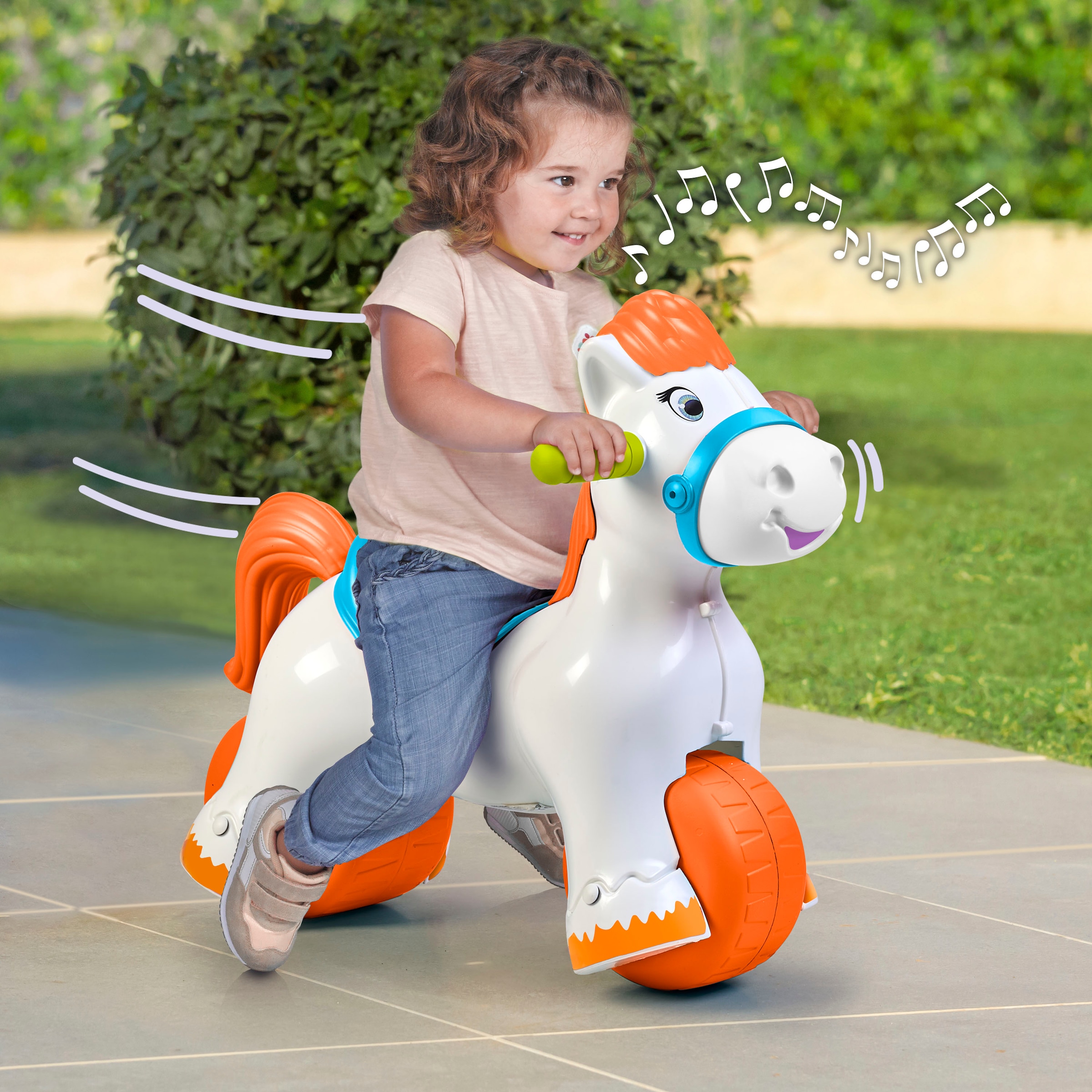 Feber® Schaukelpferd »Ponyferber 2in1« mit Licht- und Soundeffekt; Made in Europe