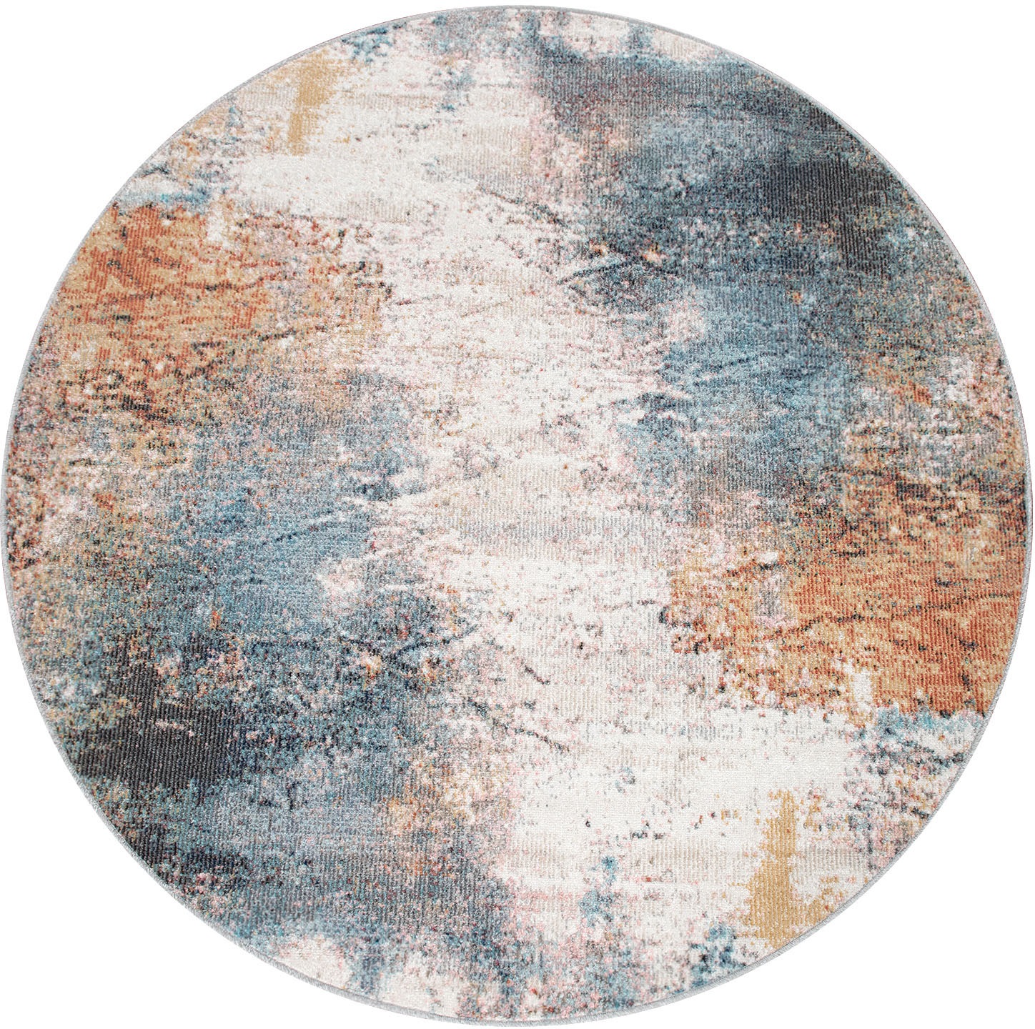 Image of Paco Home Teppich »Torres 273«, rund, 4 mm Höhe, modernes abstraktes Design, In- und Outdoor geeignet, Wohnzimmer bei Ackermann Versand Schweiz