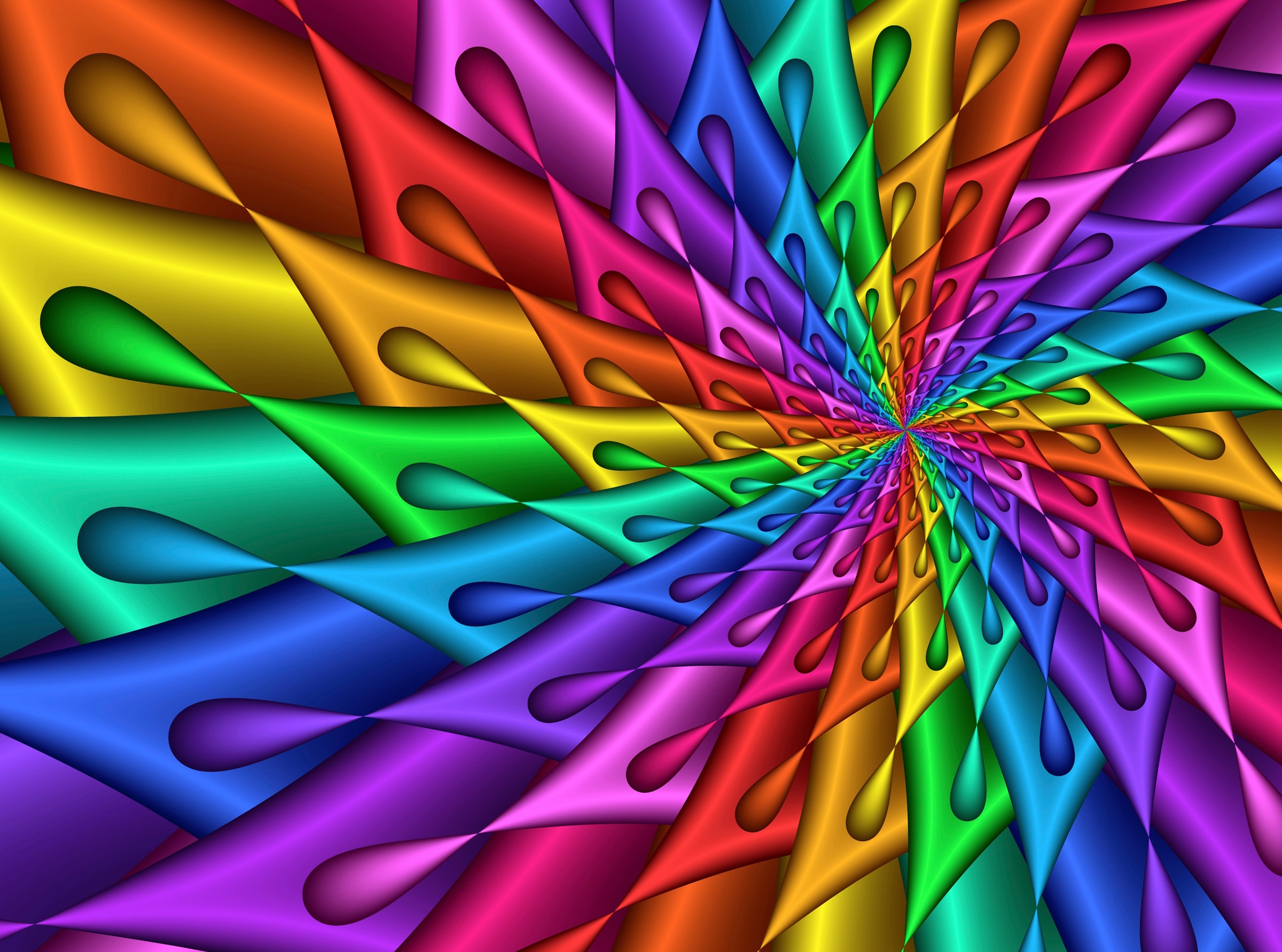 Image of Papermoon Fototapete "FRACTAL SPIRALE-ABSTRAKT DESIGN MUSTER DEKOR FANTASIE"