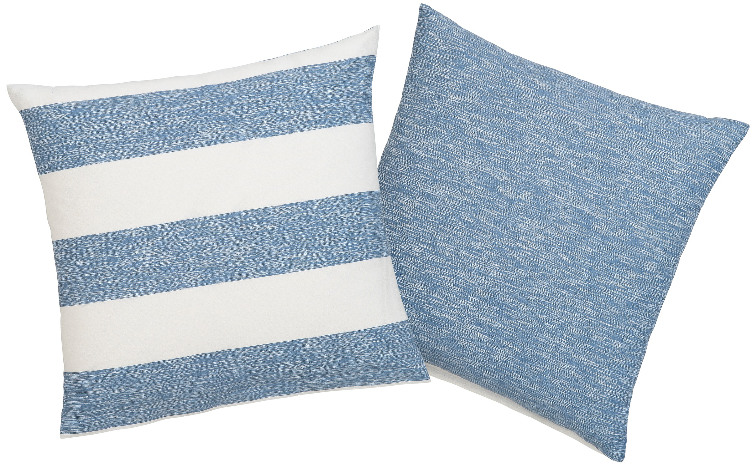 Image of GOODproduct Kissenbezüge »Jannis«, (2 St., 2x 40x40cm), In unterschiedlichen Qualitäten, GOTS zertifiziert, Streifen Design bei Ackermann Versand Schweiz