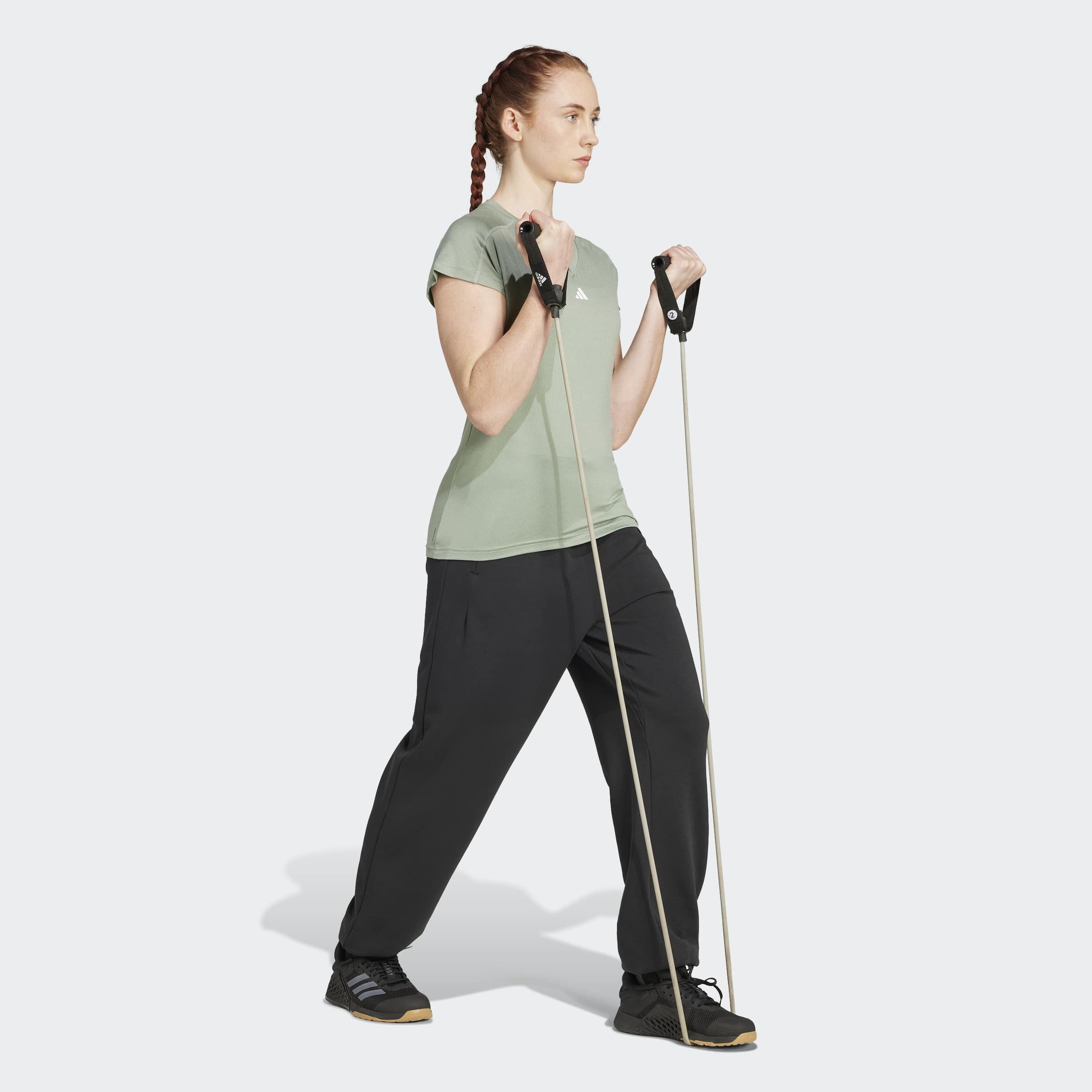 adidas Performance T-Shirt »WE MIN T«, Trainingsshirt, feuchtigkeitsabsorbierend mit V Ausschnitt
