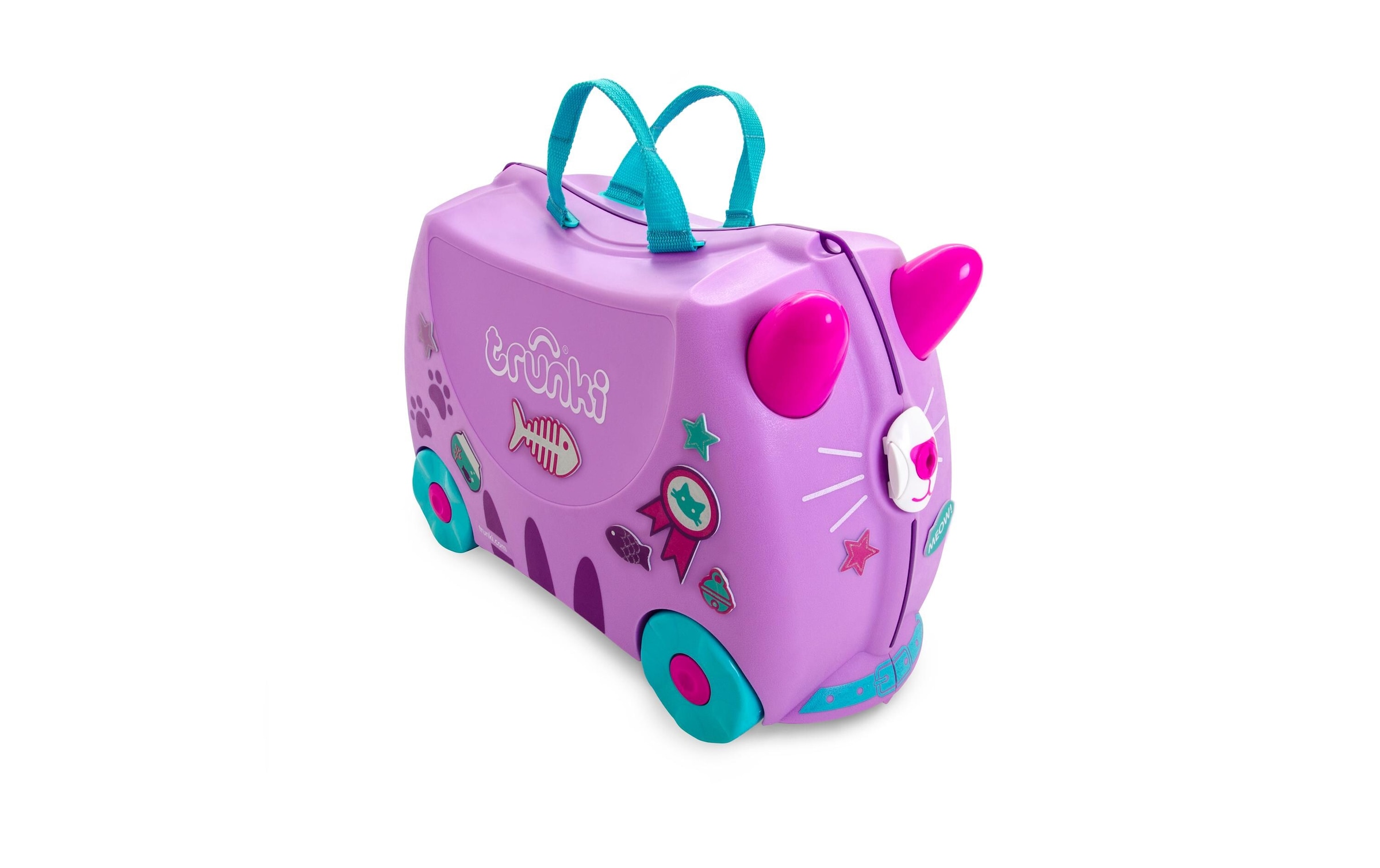 TRUNKI Trolley »Katze Cassie«, 4 Rollen