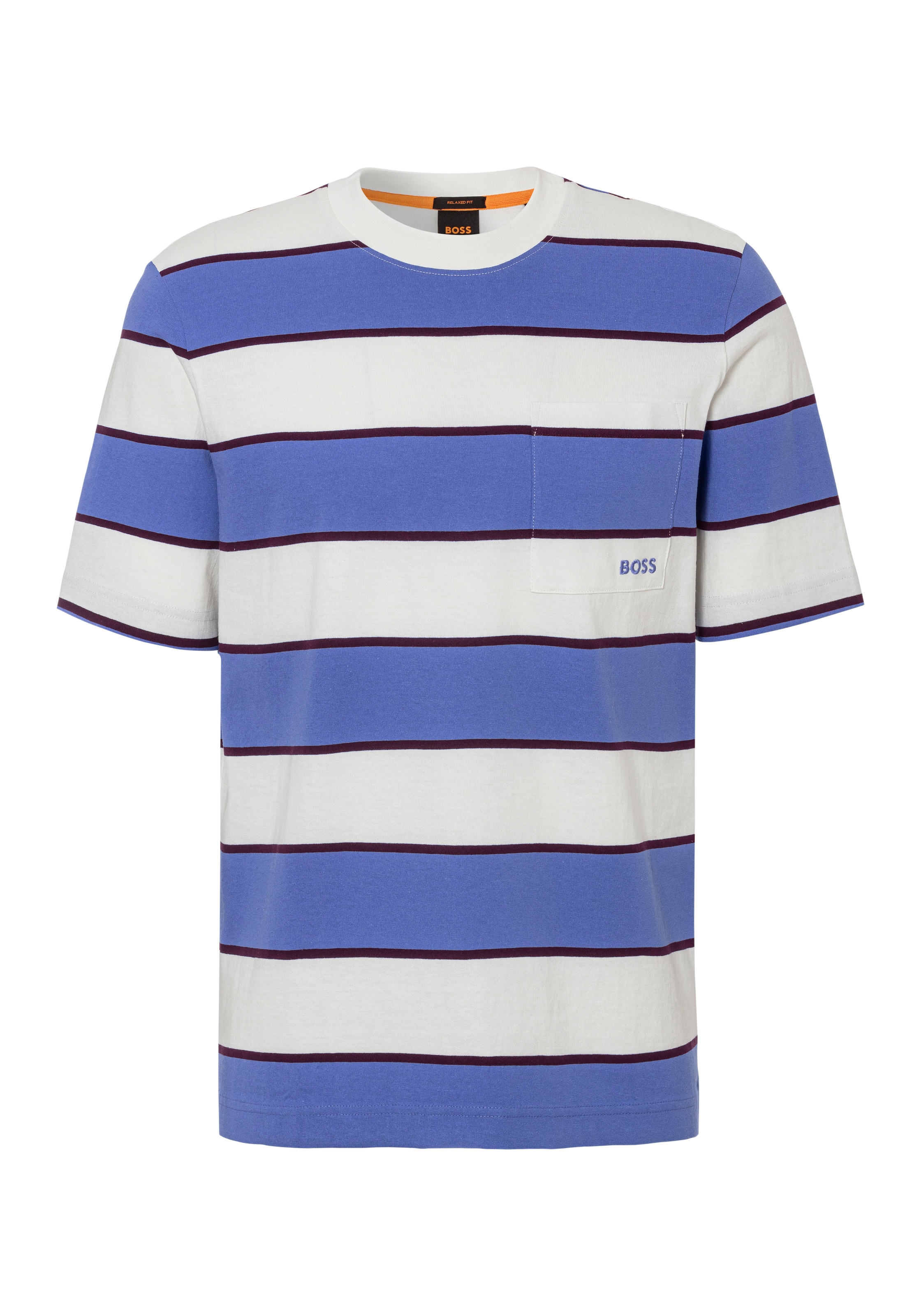 T-Shirt »Te_stripes«, mit breitem Streifenmuster
