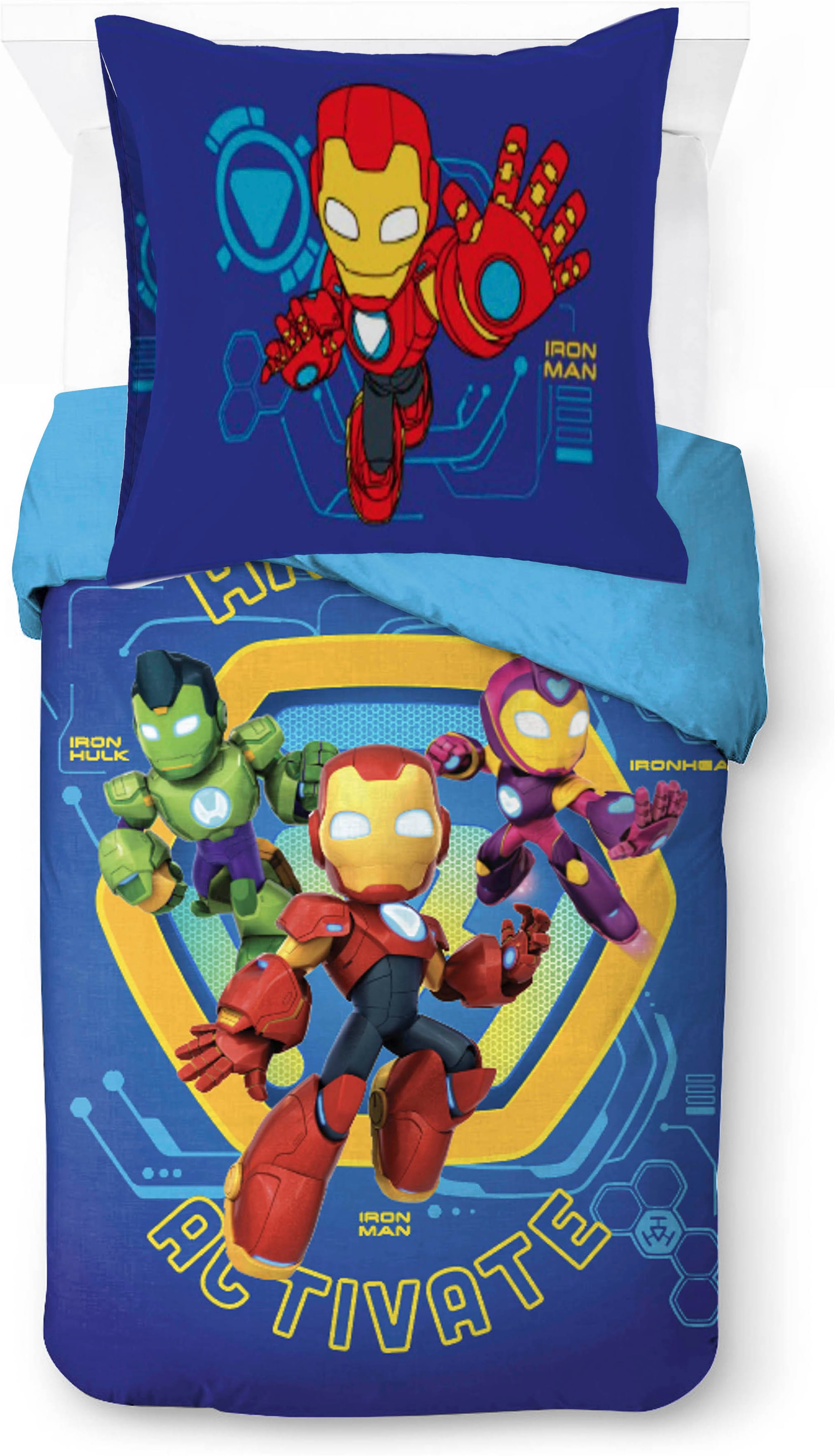 Image of MARVEL Kinderbettwäsche "Iron Man Armor" 2 100% Baumwolle
