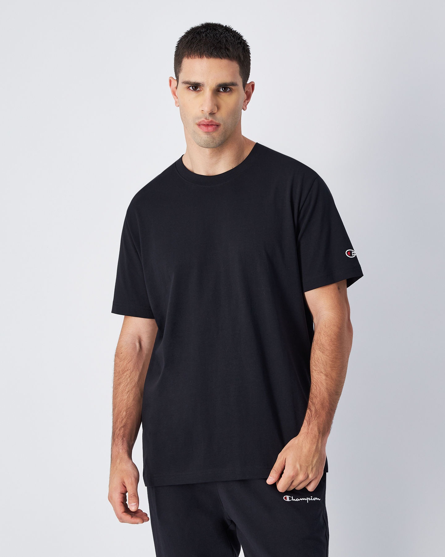 Champion T-Shirt, (Packung, 2 tlg.), Basic Shirt, Doppelpack