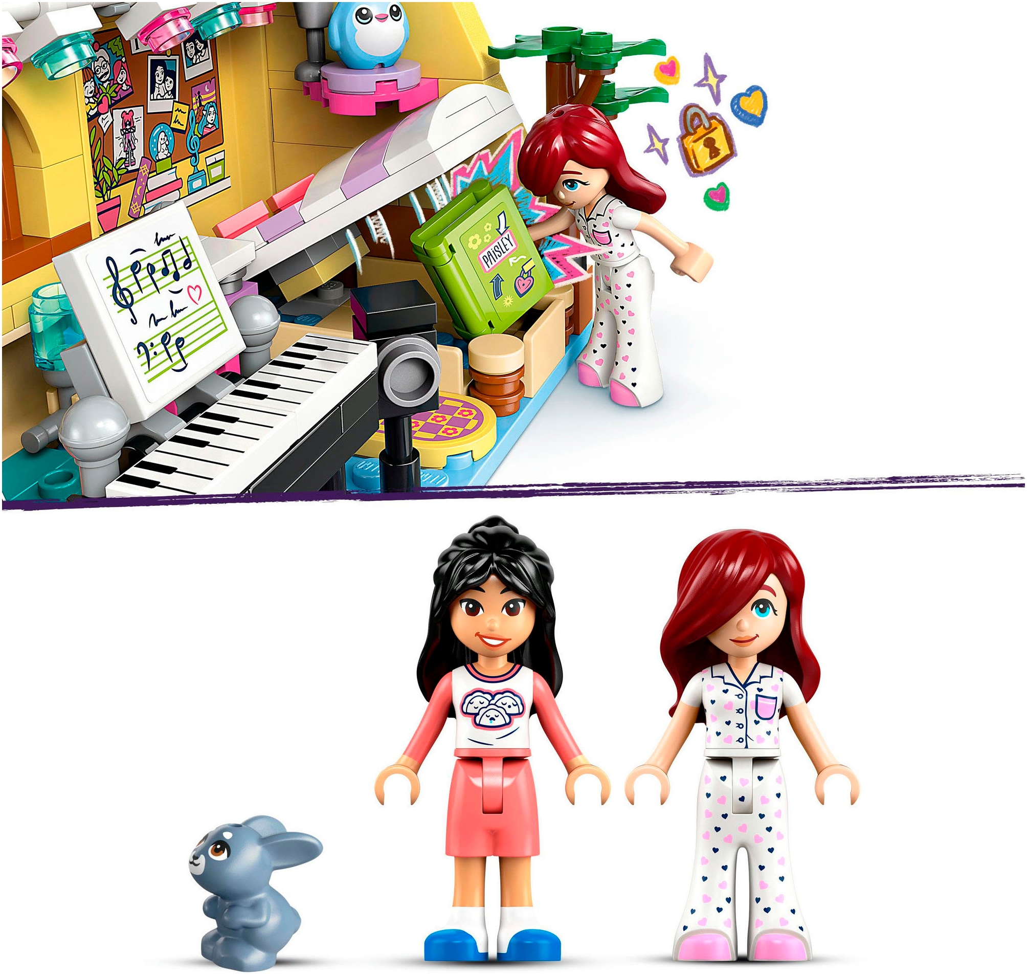 LEGO® Konstruktionsspielsteine »Paisleys Zimmer (42647), LEGO Friends« Made in Europe