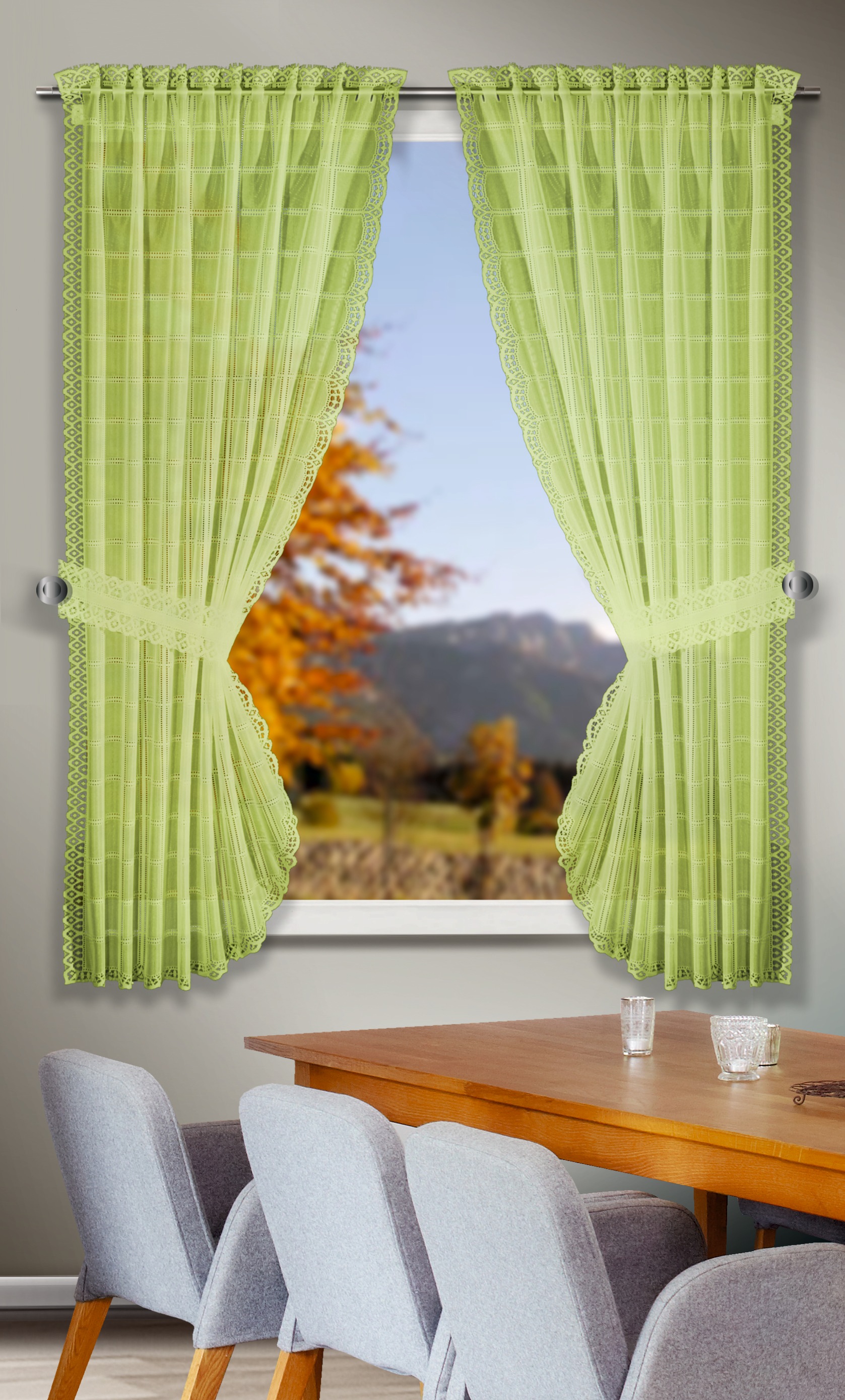 Image of WILLKOMMEN ZUHAUSE by ALBANI GROUP Scheibengardine »Tirol«, (1 St.), Landhaus-Garnitur bei Ackermann Versand Schweiz