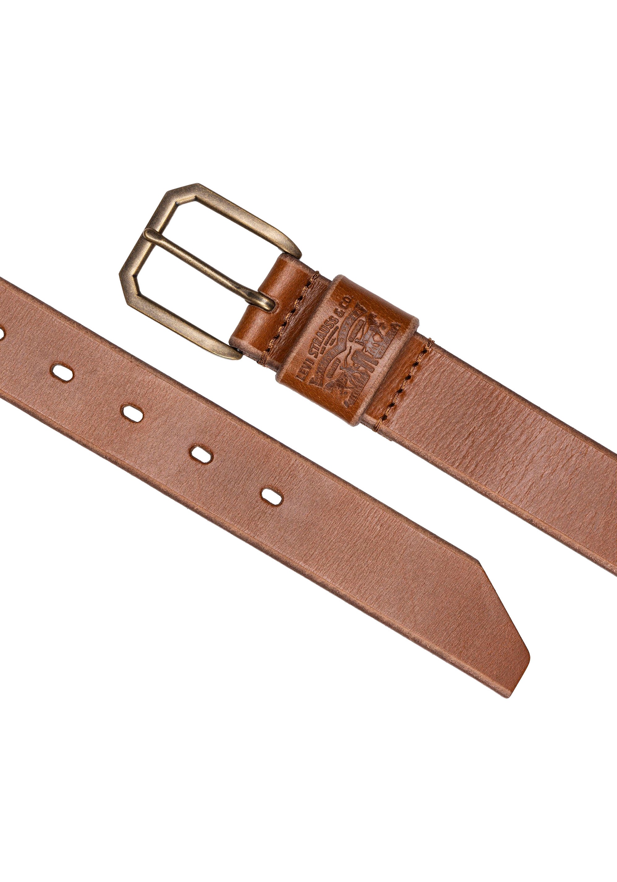 Levi's® Ledergürtel »WIDE LOOP TWO HORSE BELT« mit Logoprägung