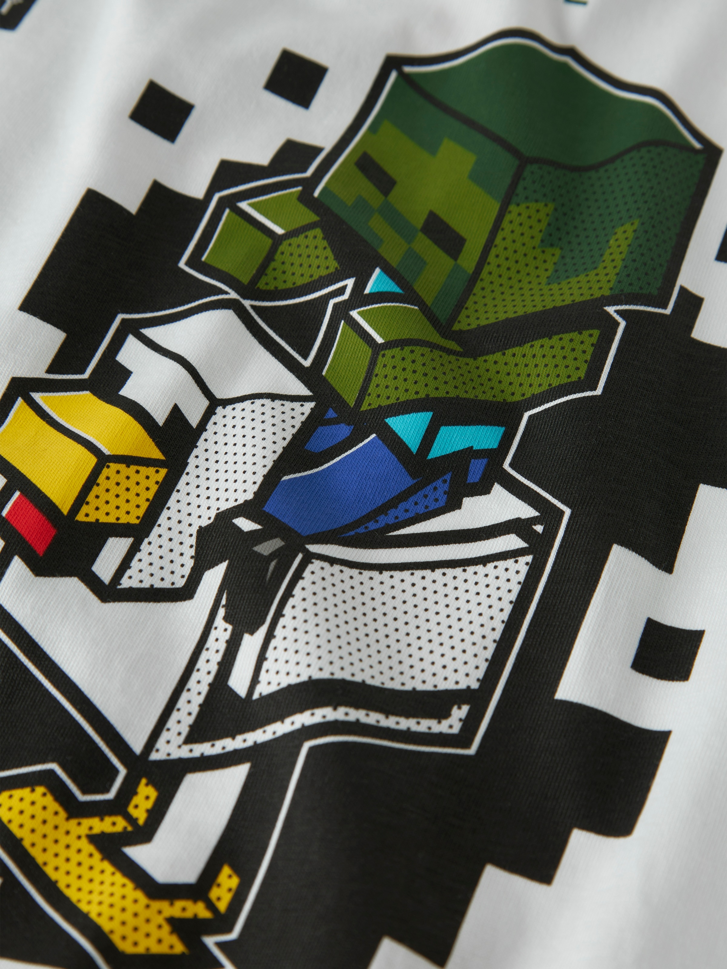 Name It T-Shirt »NKMJUN MINECRAFT SS NREG TOPBOX NOOS BIO« Baumwolle, regular fit