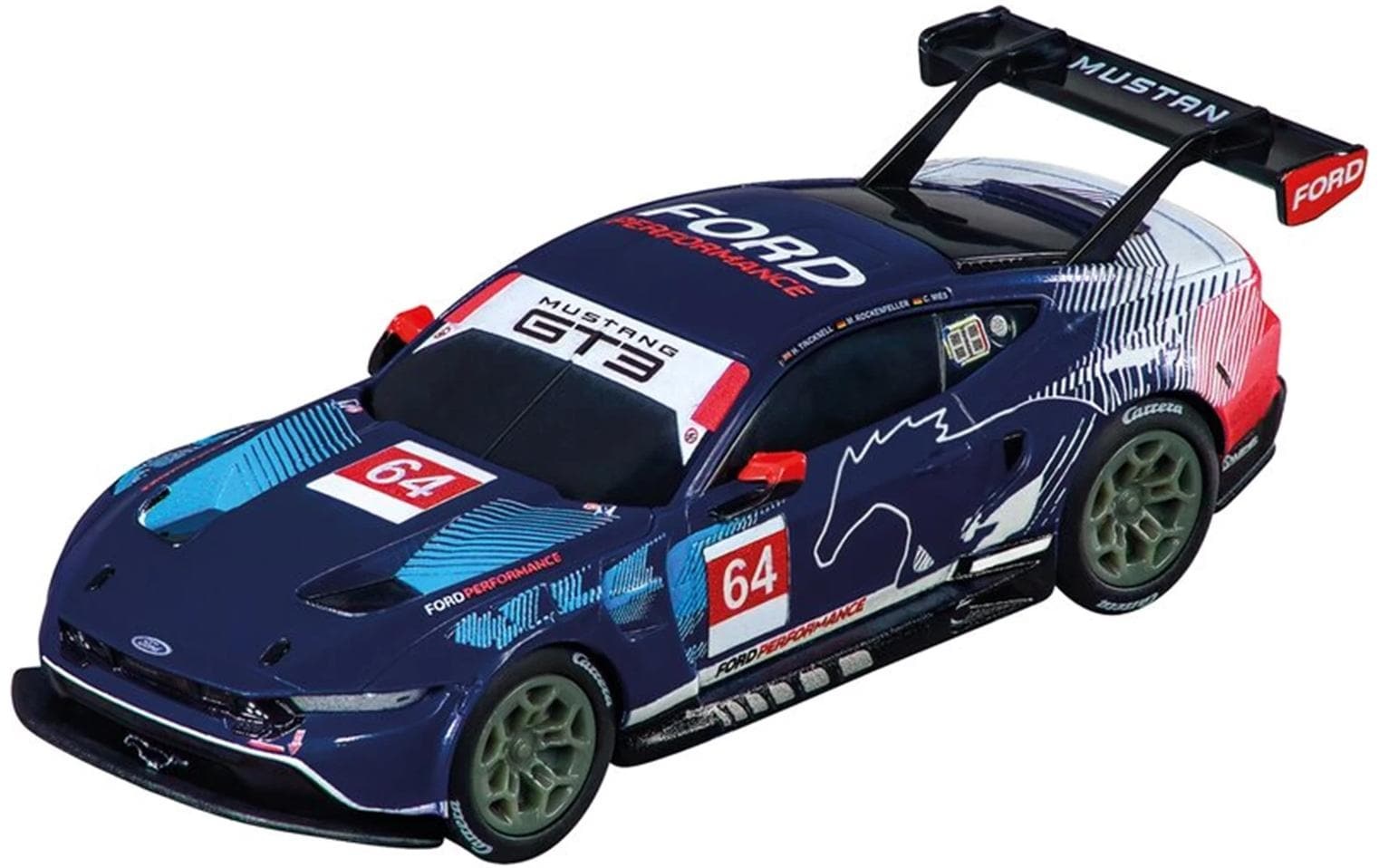 Carrera® Rennbahn-Auto »GO! Ford Mustang GT3 No.64 Slotcar 1,43«