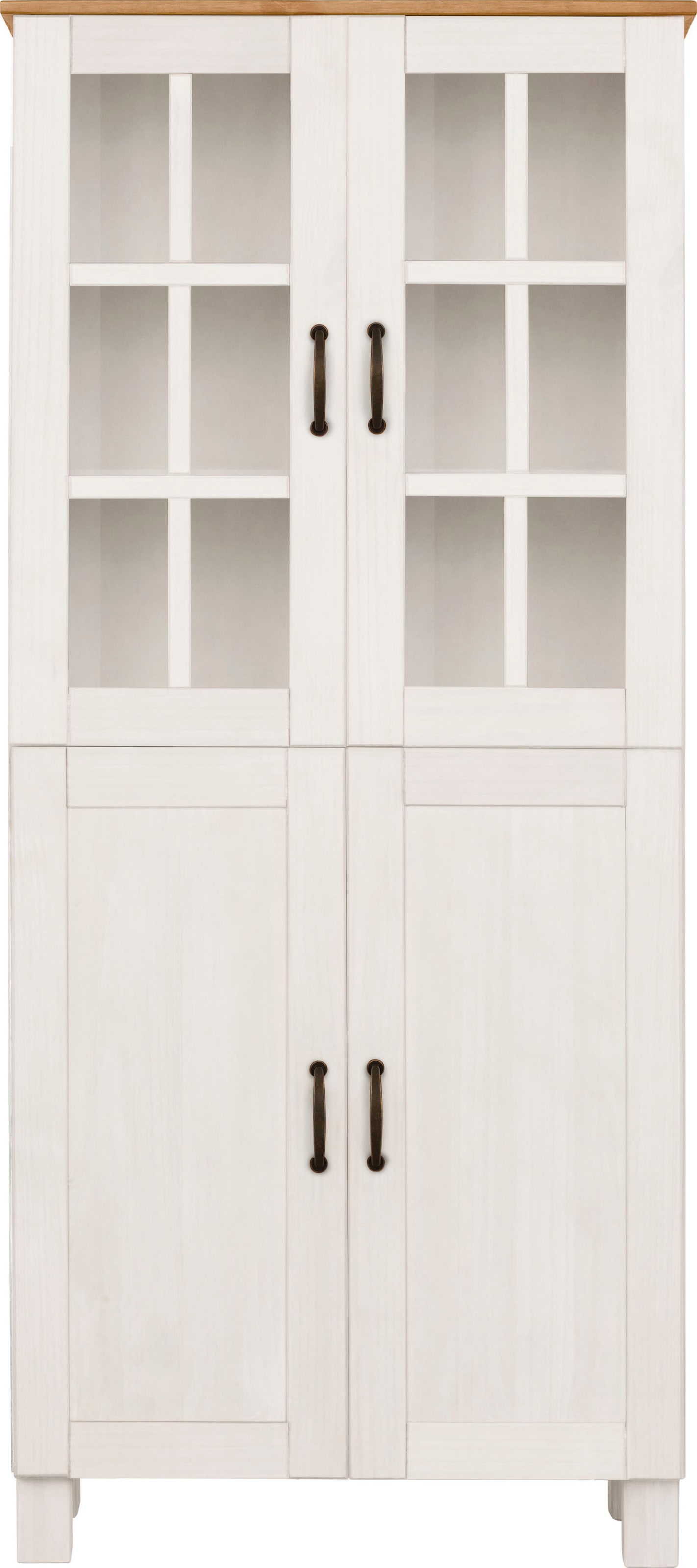 Home affaire Hochschrank »Rodby«, FSC®-zertifiziertes Massivholz, Breite 75cm, Höhe 170cm