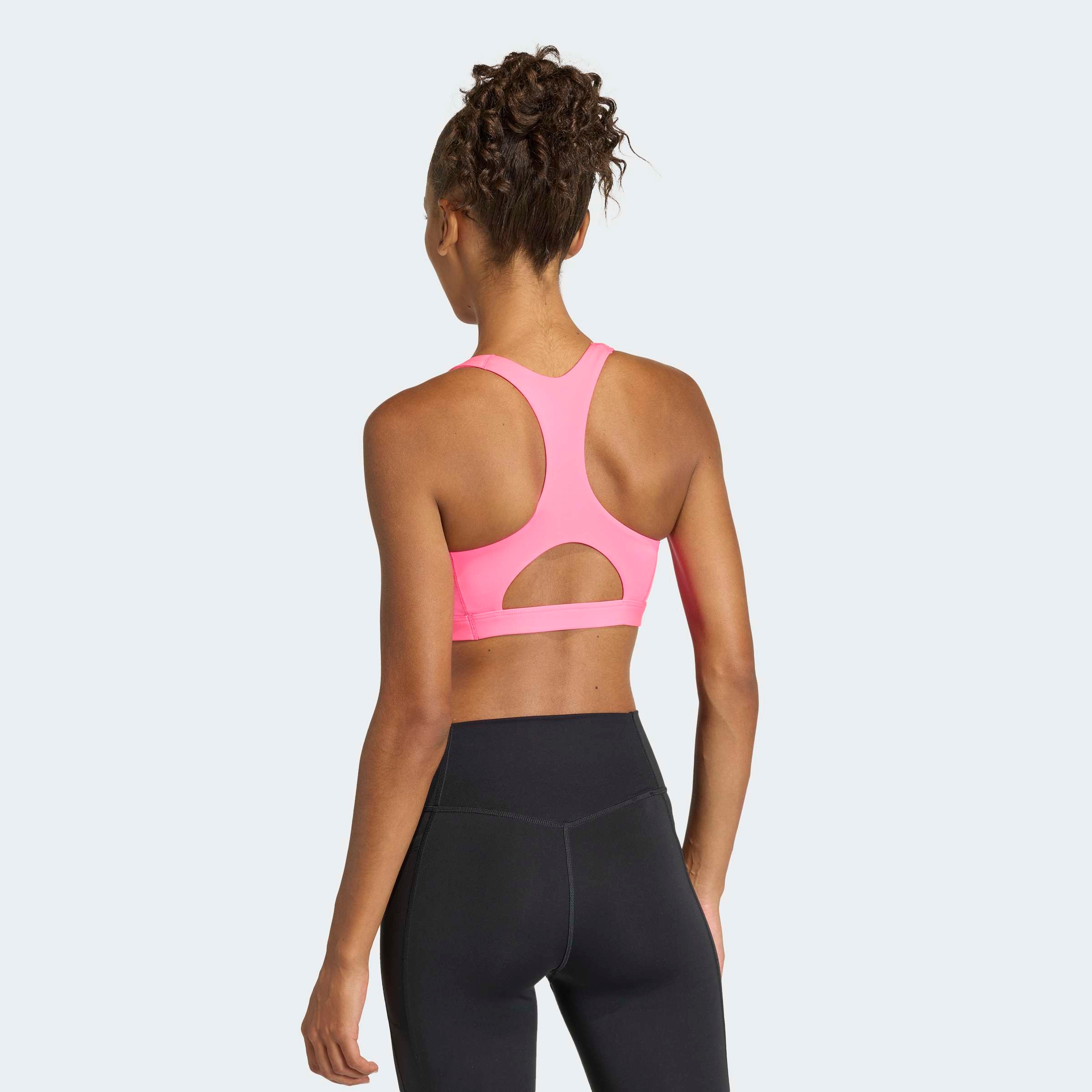 adidas Performance Soutien-gorge de sport »OPTIME ESSENTIALS WORKOUT MEDIUM SUPPORT BH« sans armatures, avec technologie Climacool®, en polyester