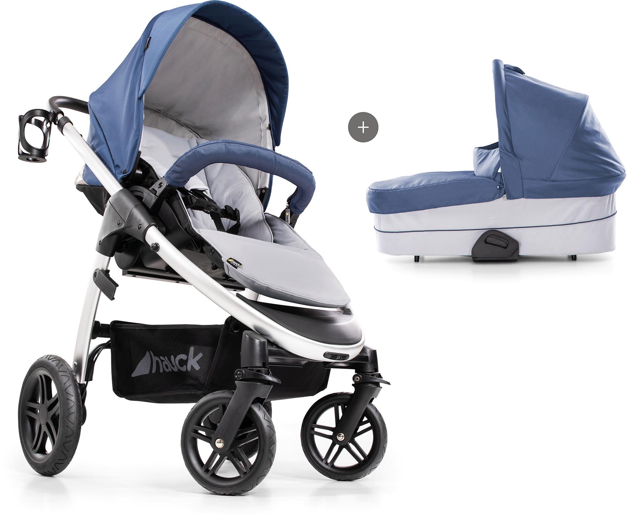 Image of Hauck Sportbuggy »Saturn R, denim silver«, inkl. Babywanne und Beindecke bei Ackermann Versand Schweiz