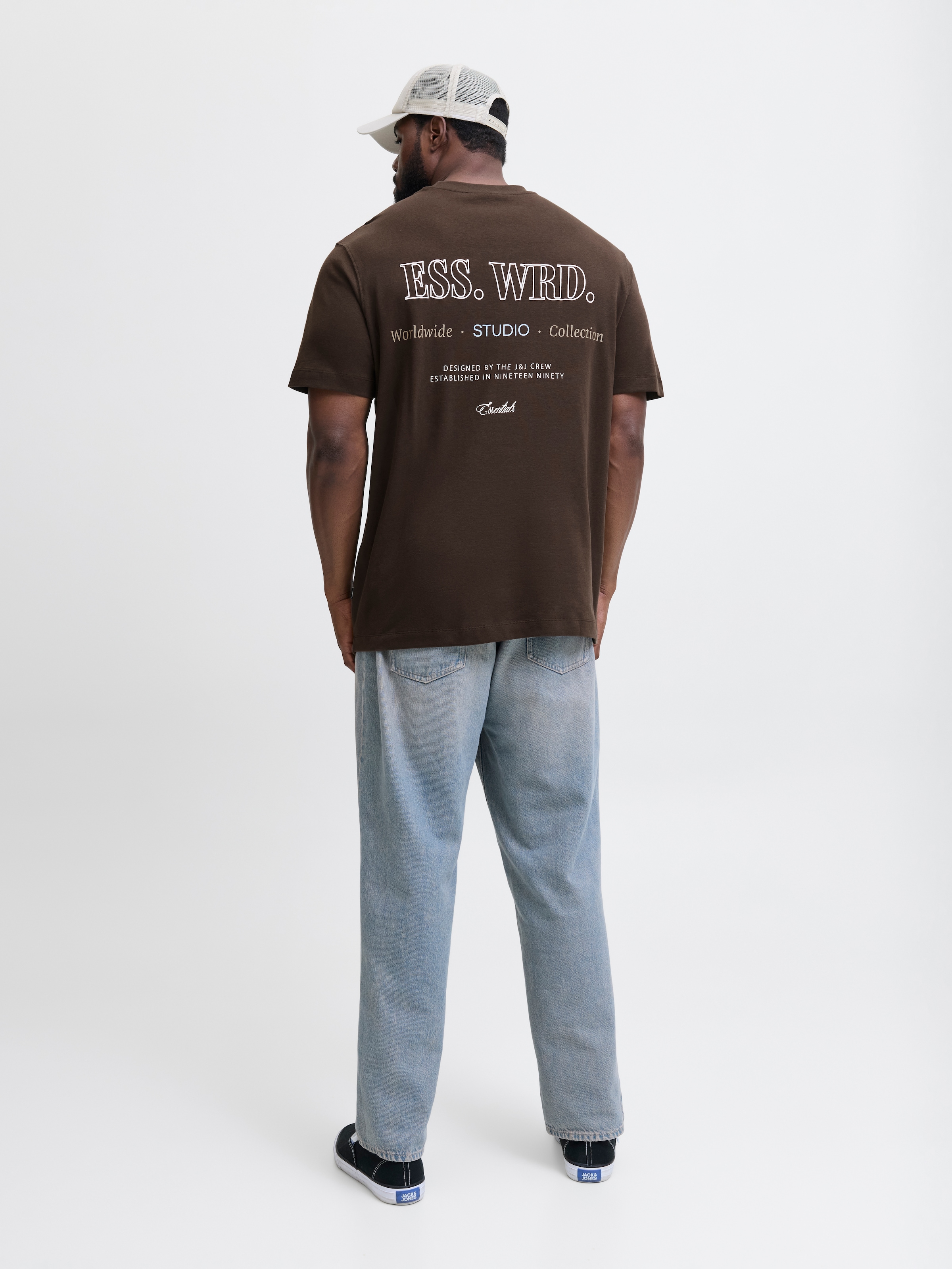 Jack & Jones PlusSize T-Shirt »JJEURBAN EDGE STUDIO TEE SS SN PLS«, mit Logobranding