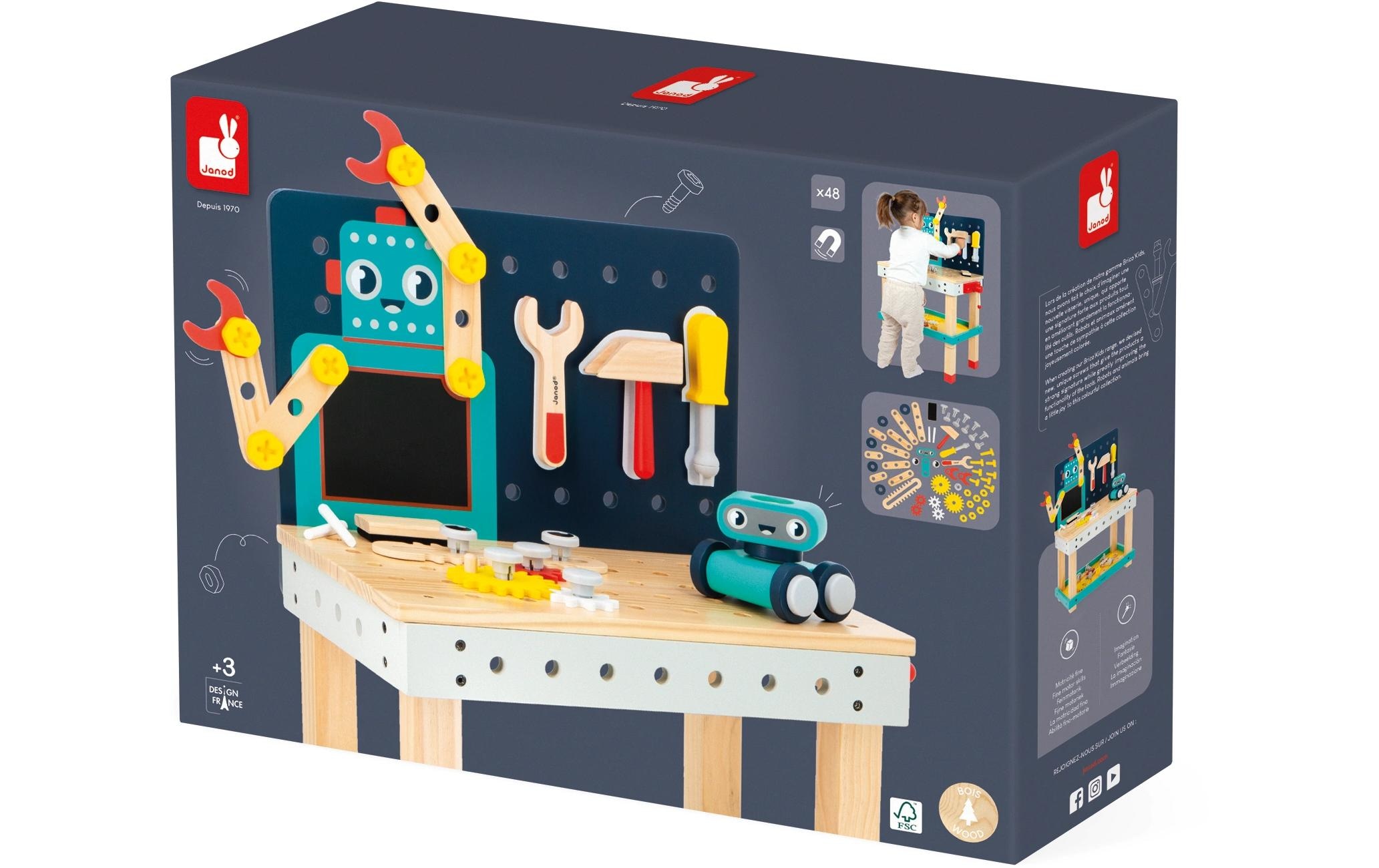 Janod Spielwerkbank »Roboter«