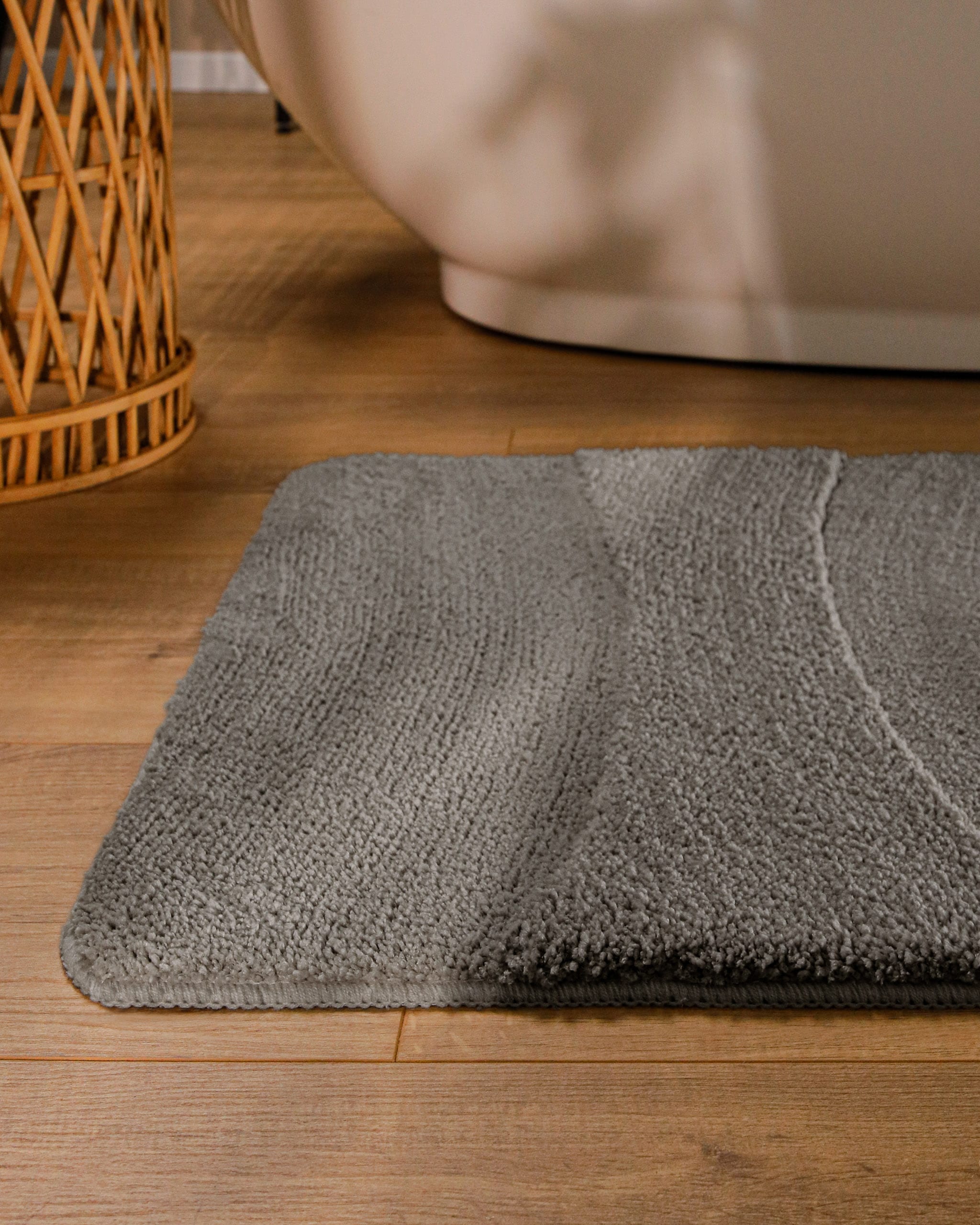 Wecon home Tapis de bain »Marc« Höhe 25 mm Badteppich, Hoch-Tief-Linien, weich, rutschhemmend, waschbar, getuftet