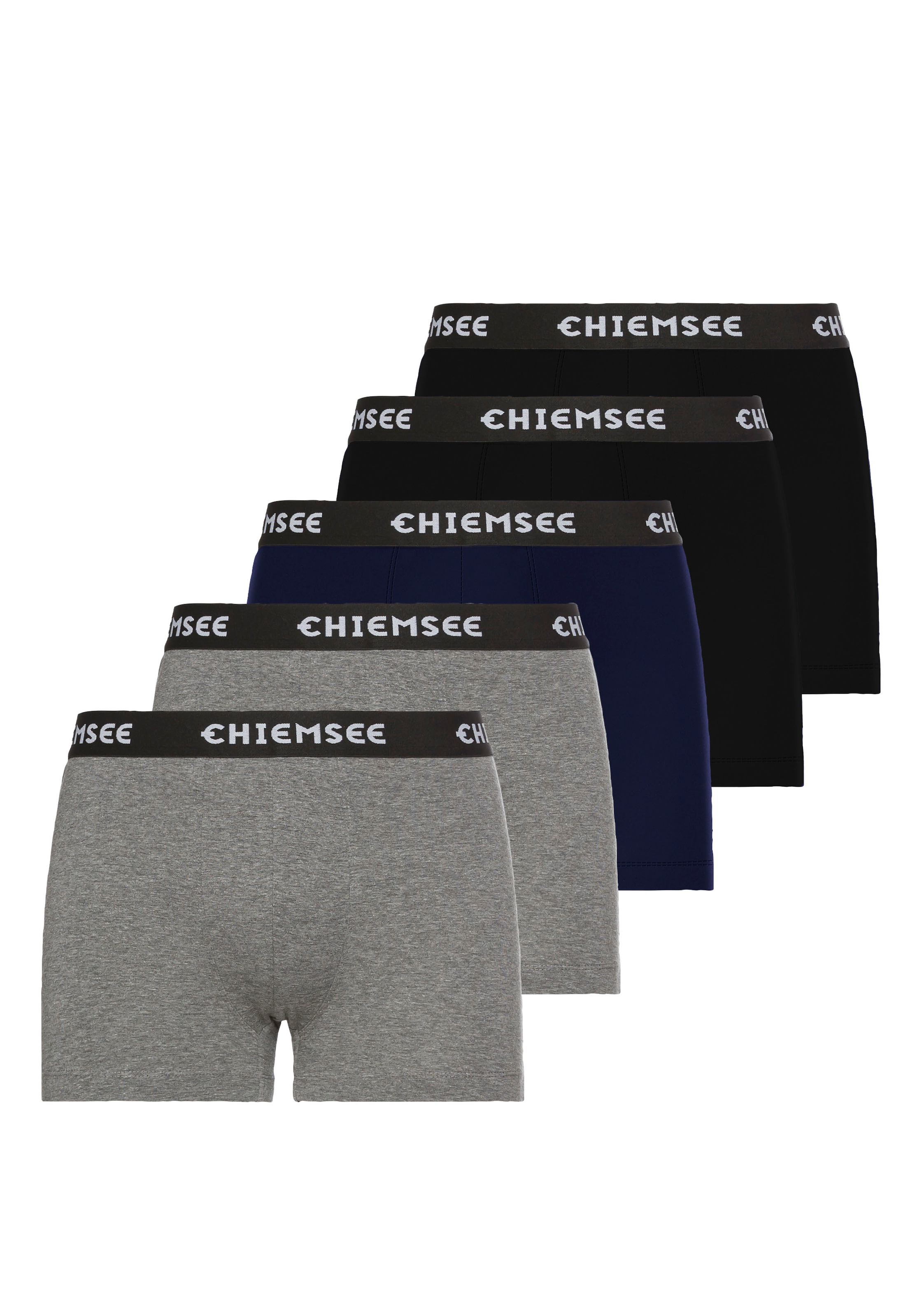 Image of Chiemsee Boxershorts Packung, 5 Stk. aus Baumwollmischung, elastischer Logobund