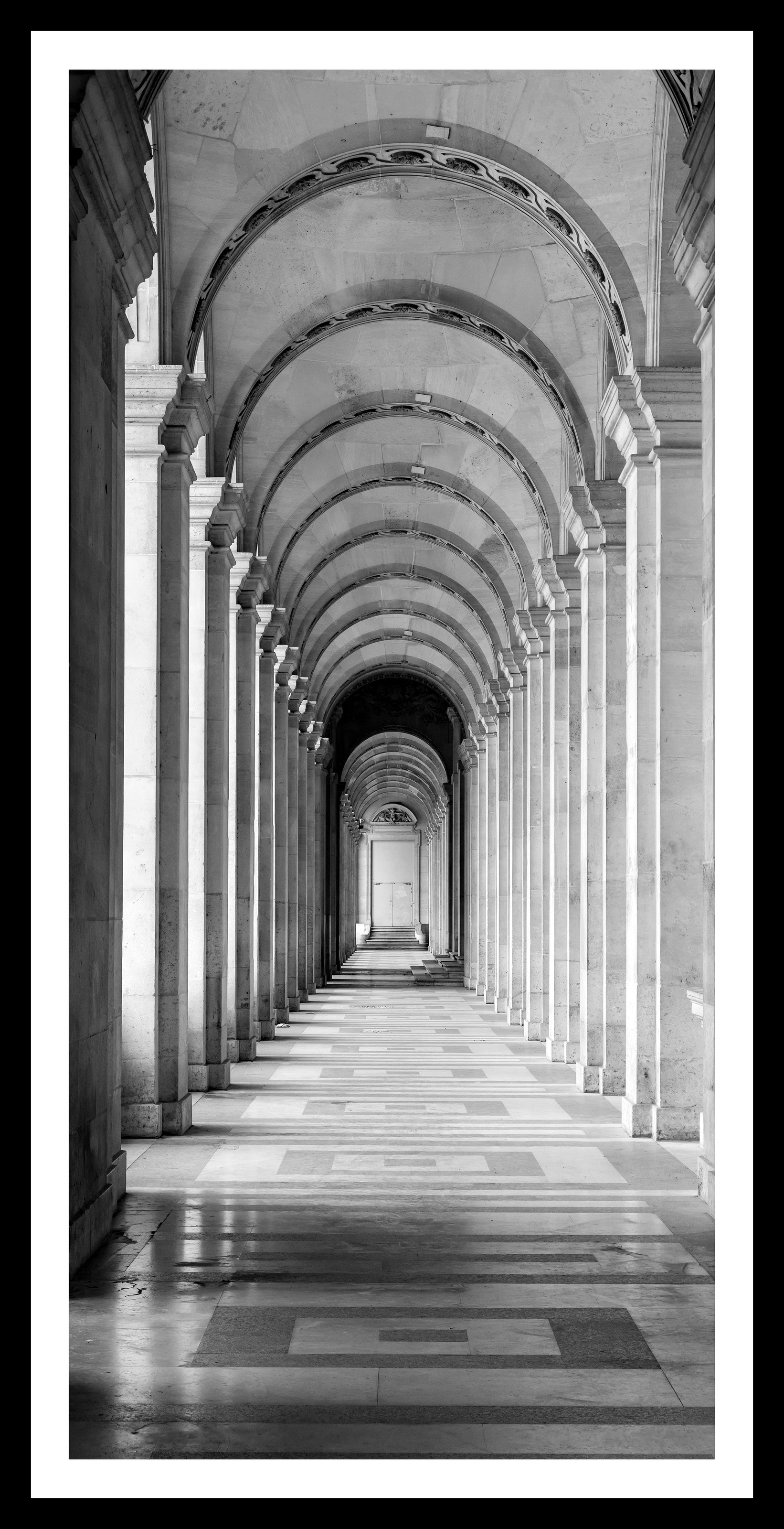 Image of Spiegelprofi GmbH Bild »Gang«, hochwertiger Kunstdruck, Rahmen schwarz bei Ackermann Versand Schweiz